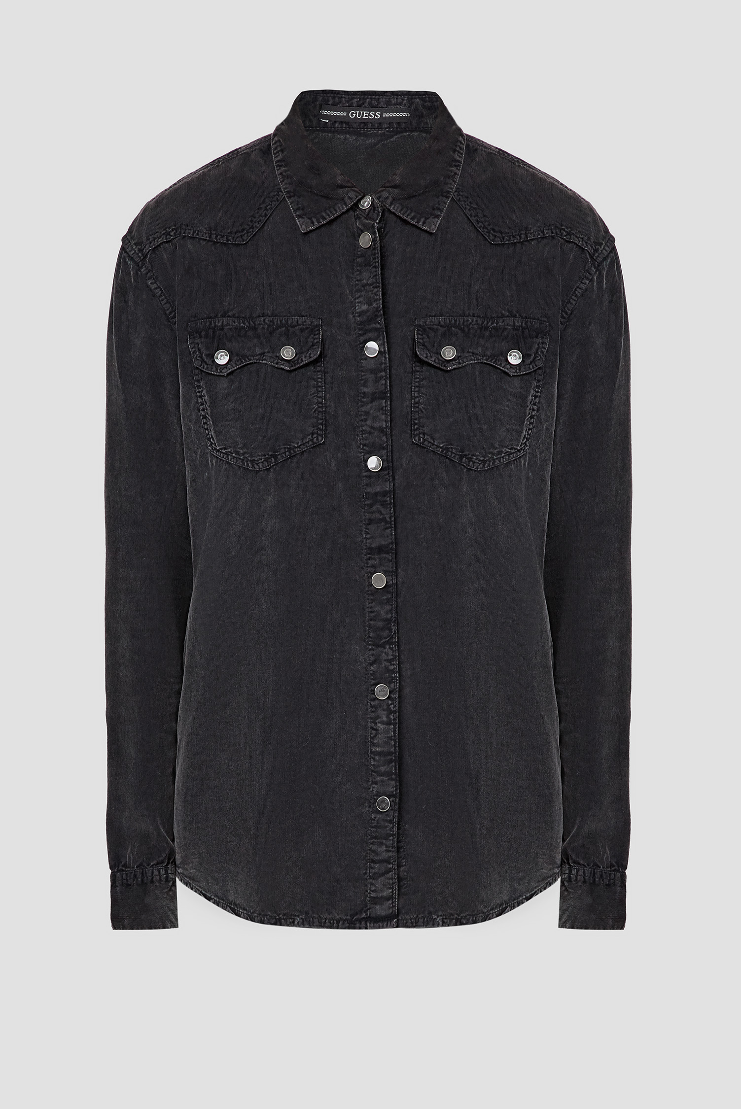 Женская черная рубашка Guess W1BH03.WE4Y0;F98M