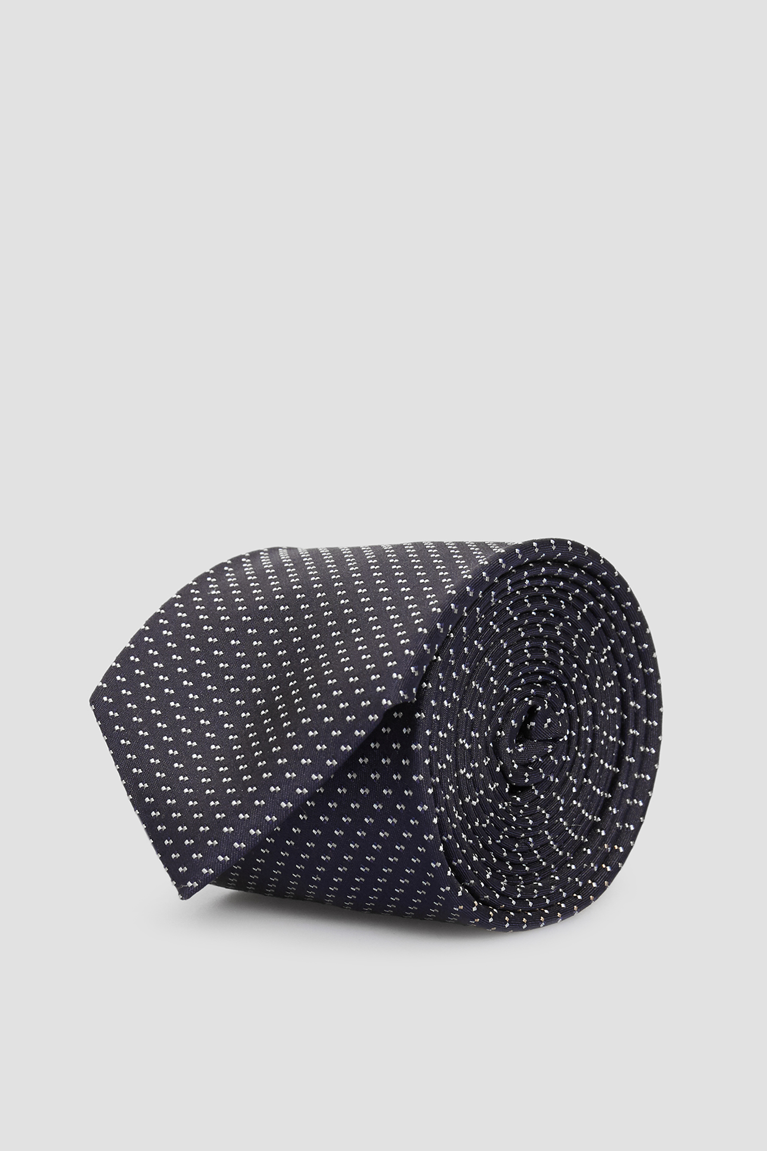 Чоловіча темно-синя шовкова краватка BOSS 50451887;402