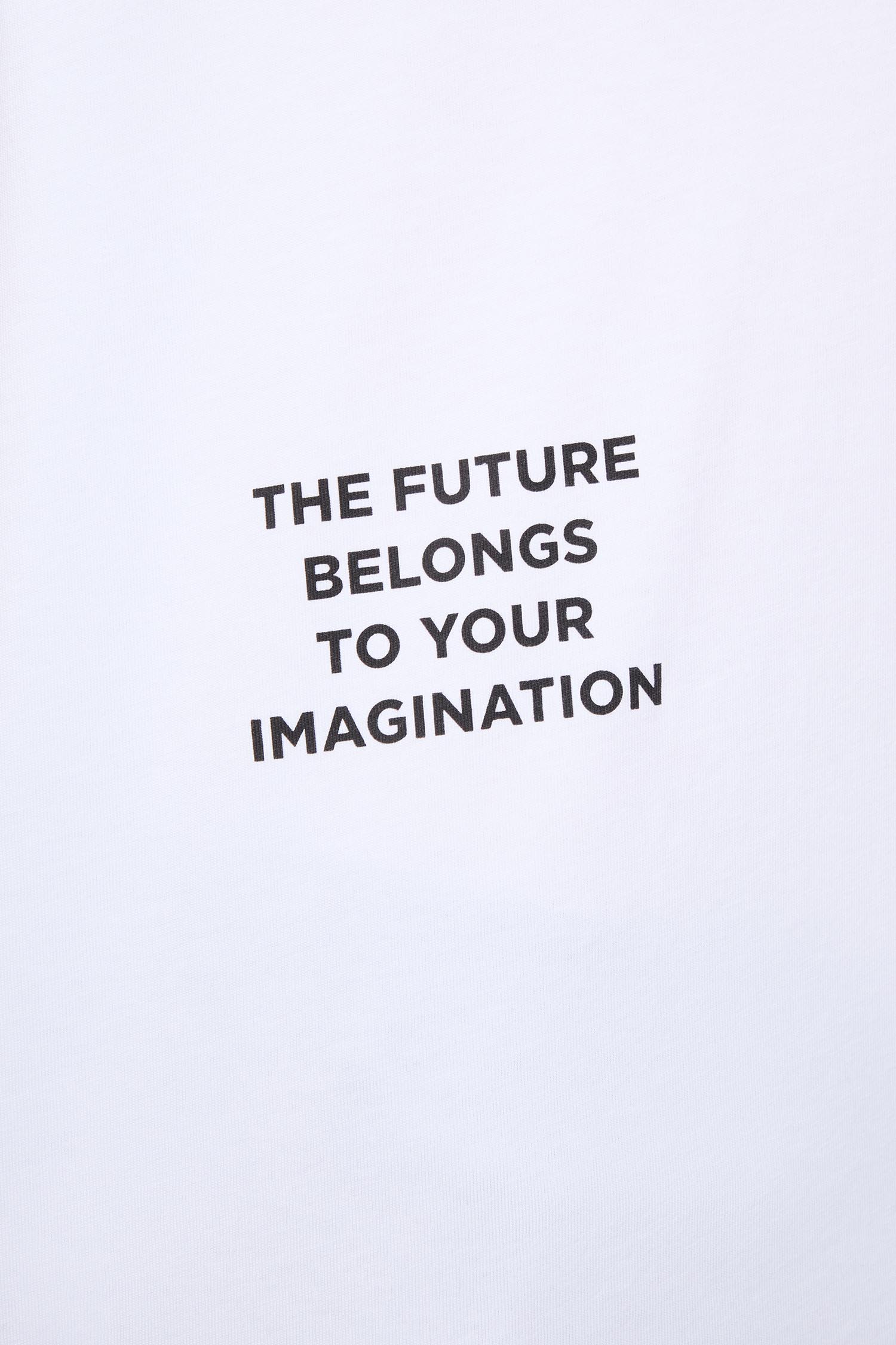 Мужская белая футболка Karl Lagerfeld 551225.755290;10