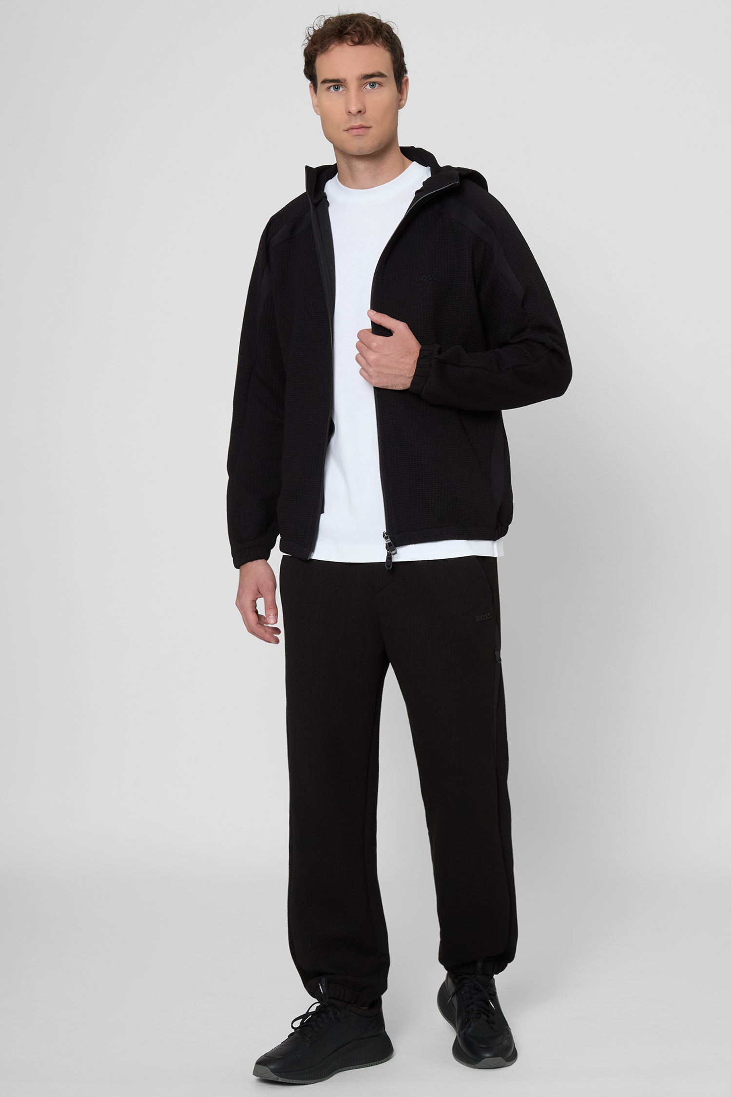 Чоловічі чорні спортивні штани BOSS 50548578;001