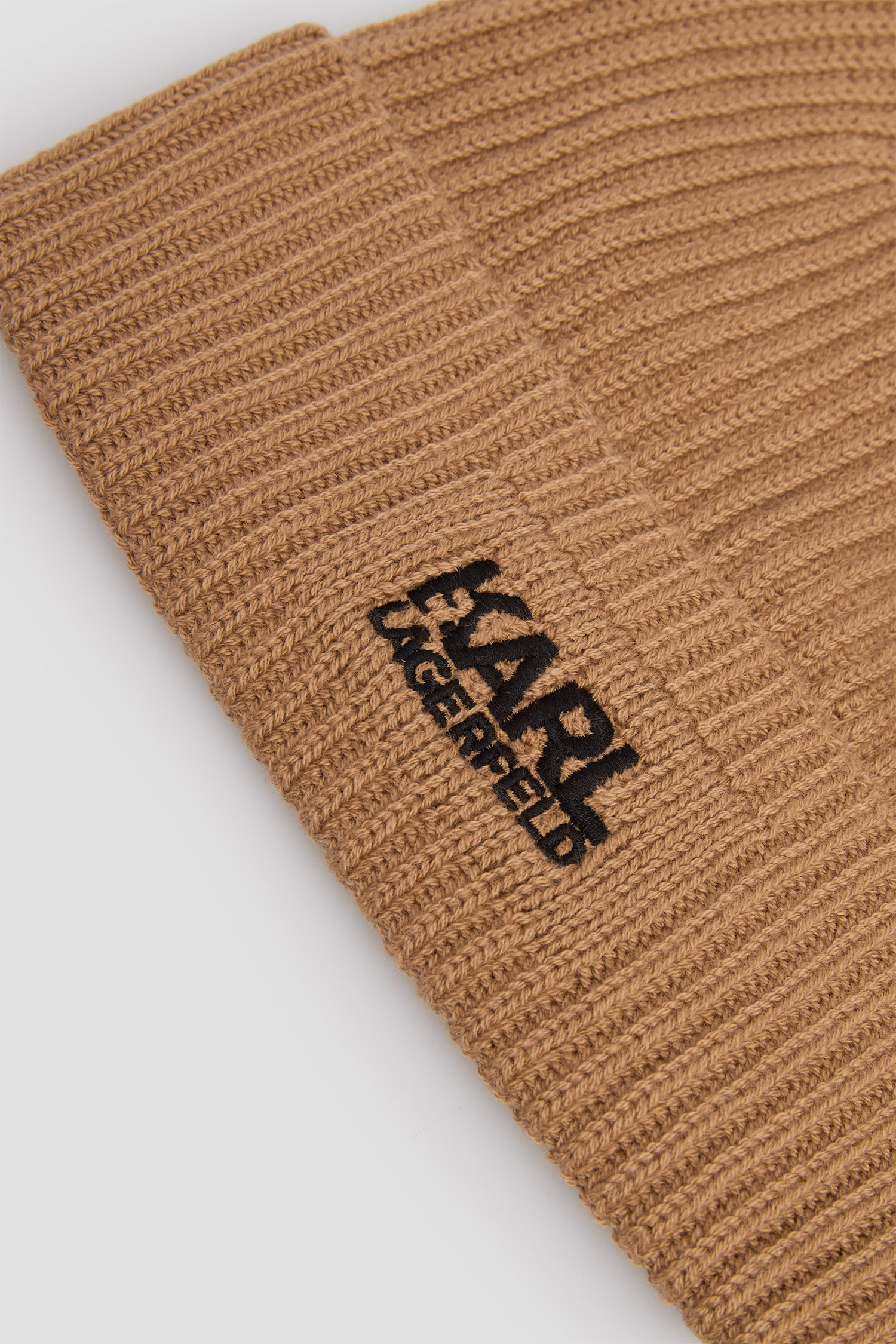 Мужская бежевая шерстяная шапка Karl Lagerfeld 554305.805601;430