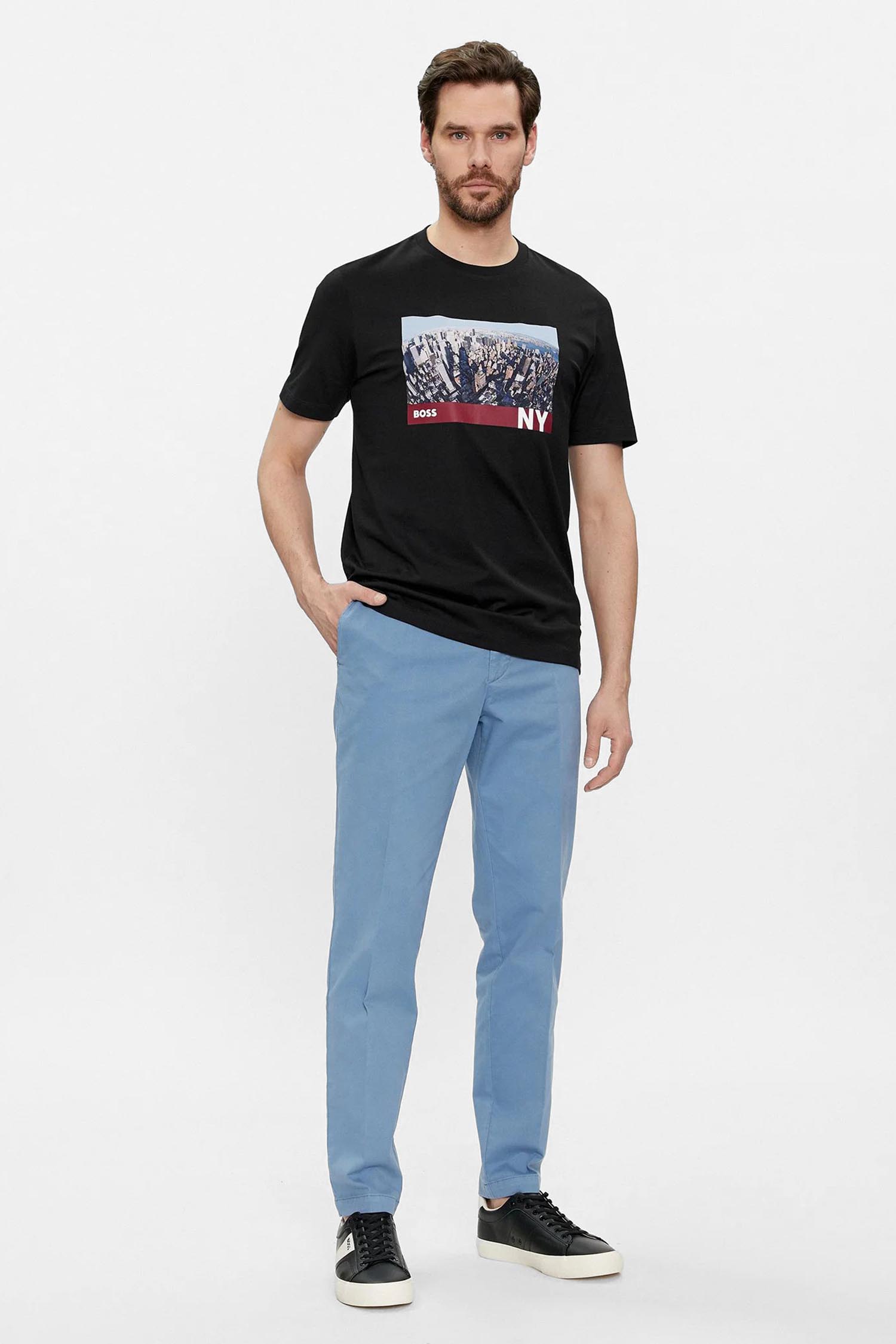 Мужская черная футболка BOSS 50512110;001