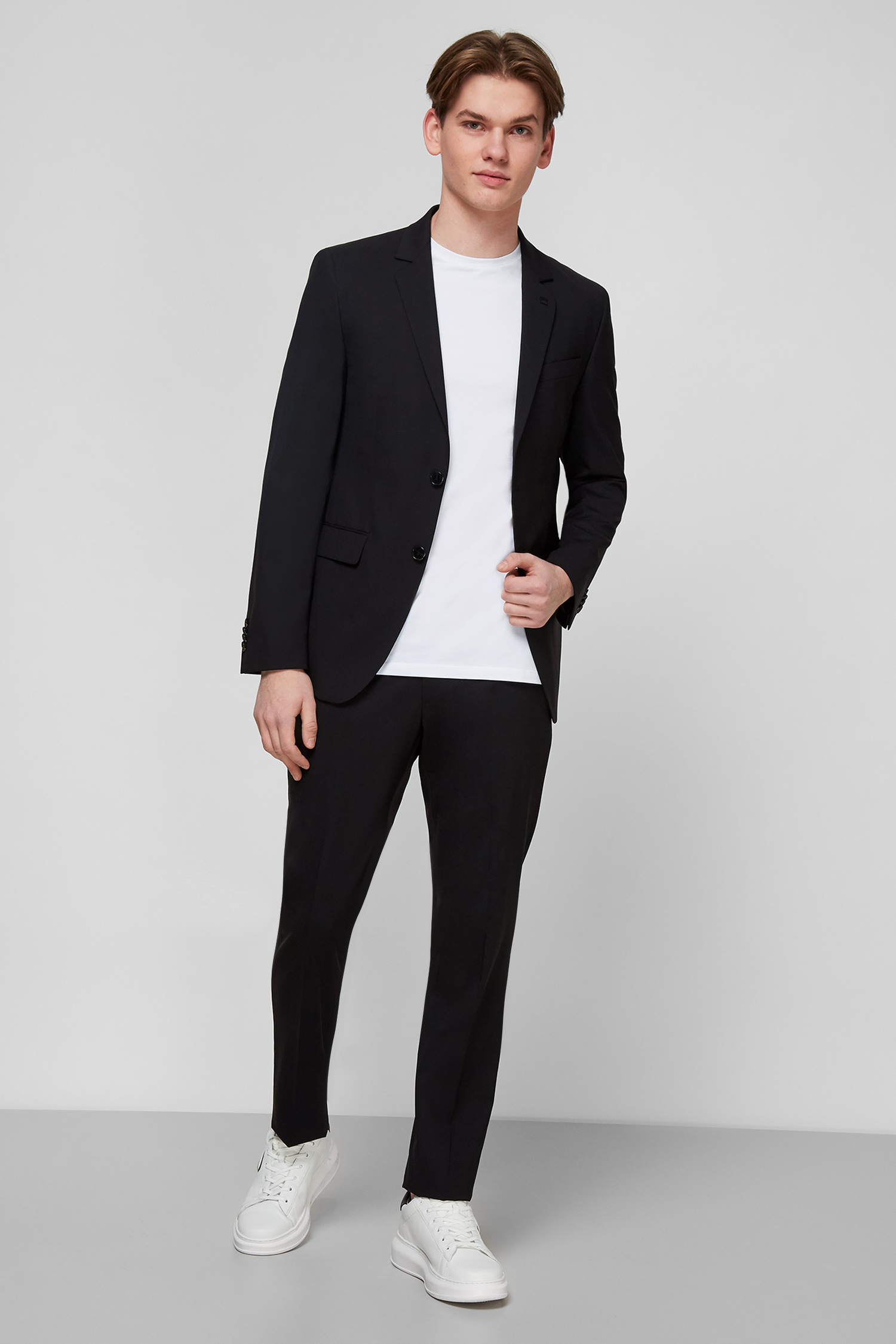 Черный костюм для парней (пиджак, брюки) Karl Lagerfeld 500099.155200К;990 — Ultrashop