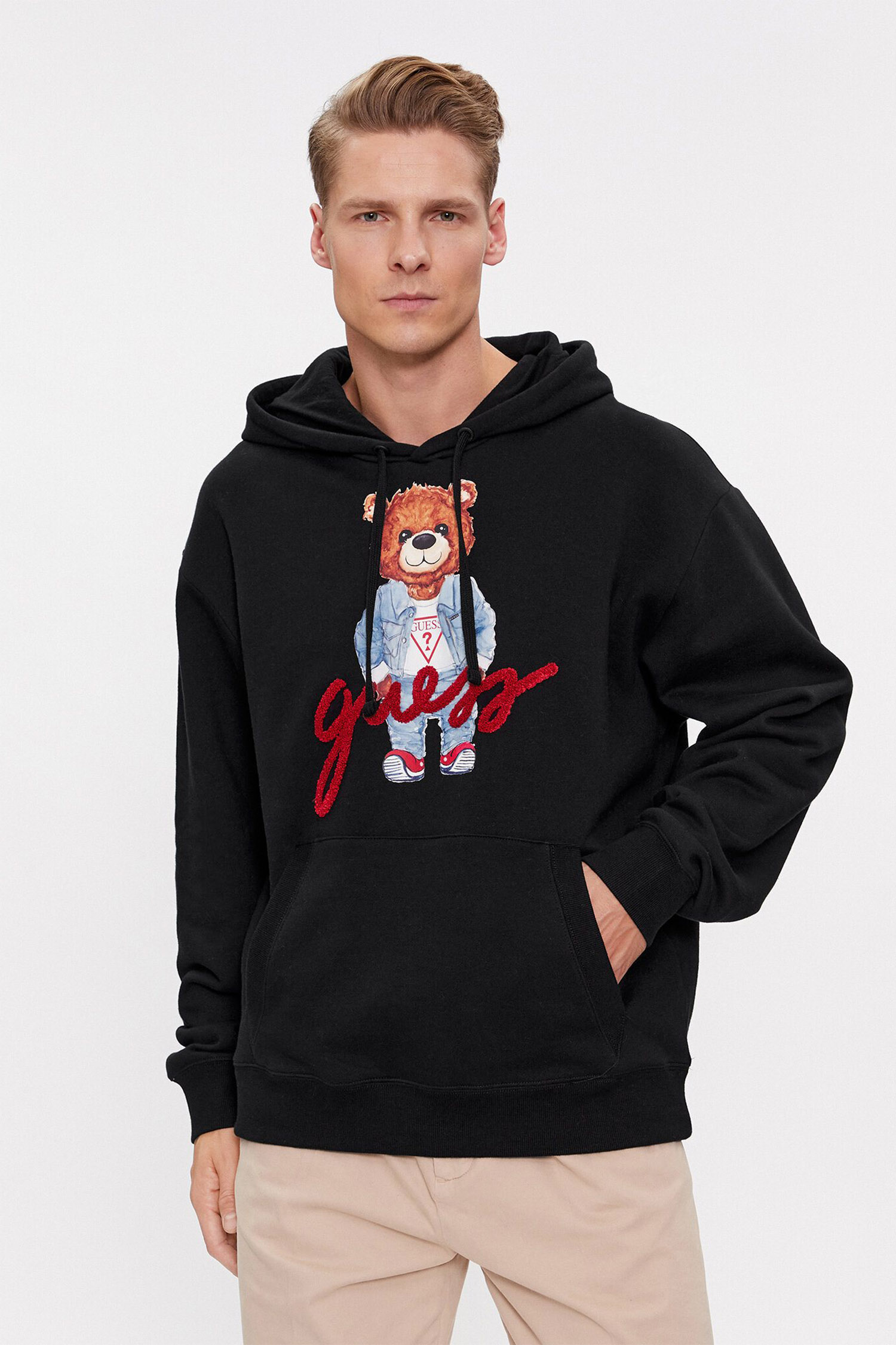 Чорне худі Guess M4RQ25.KBJ31;JBLK