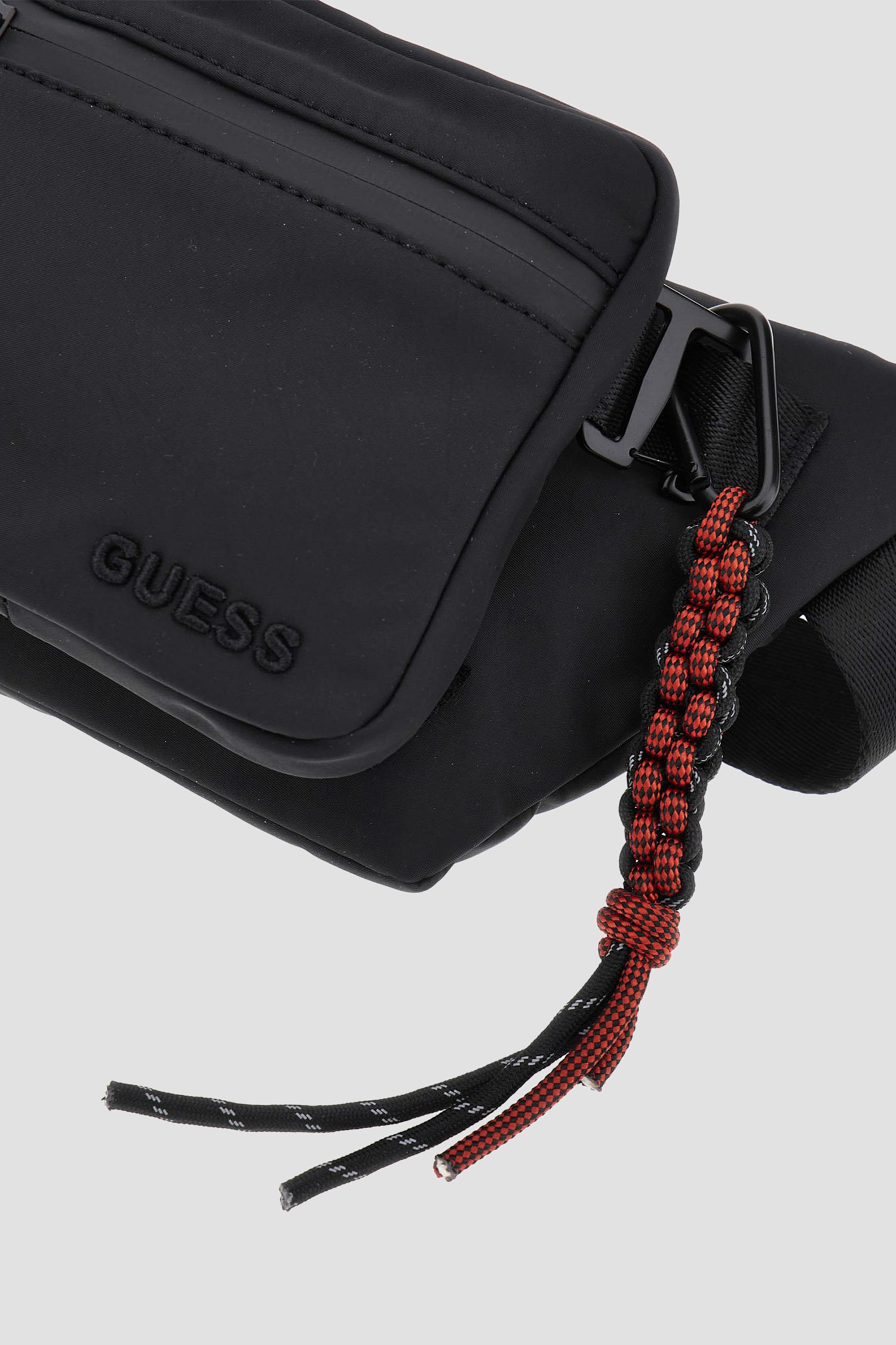 Мужская черная поясная сумка Guess HMMUCE.P4189;BLA — Ultrashop