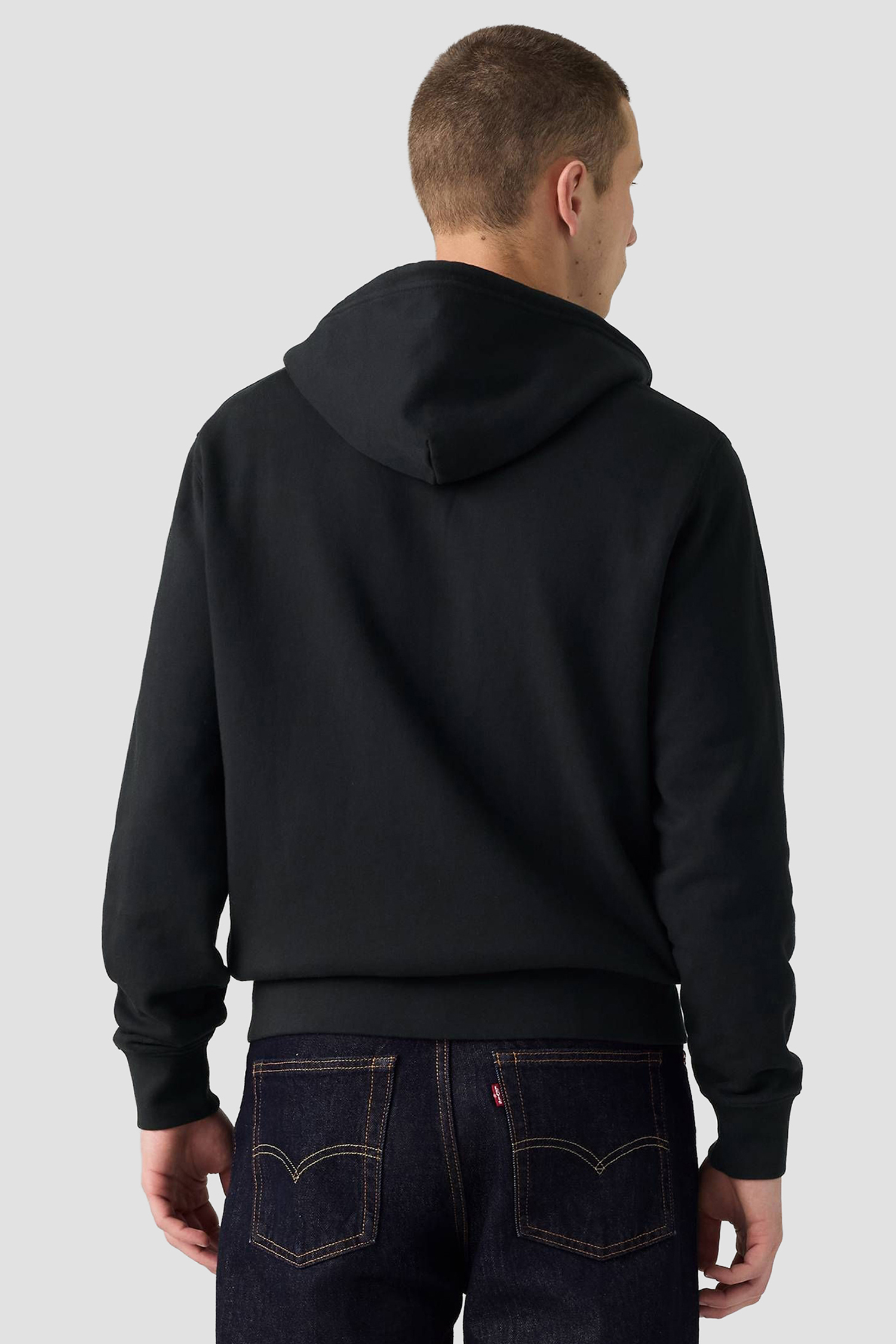 Мужская черная кофта на молнии Levi’s® 34584;0047