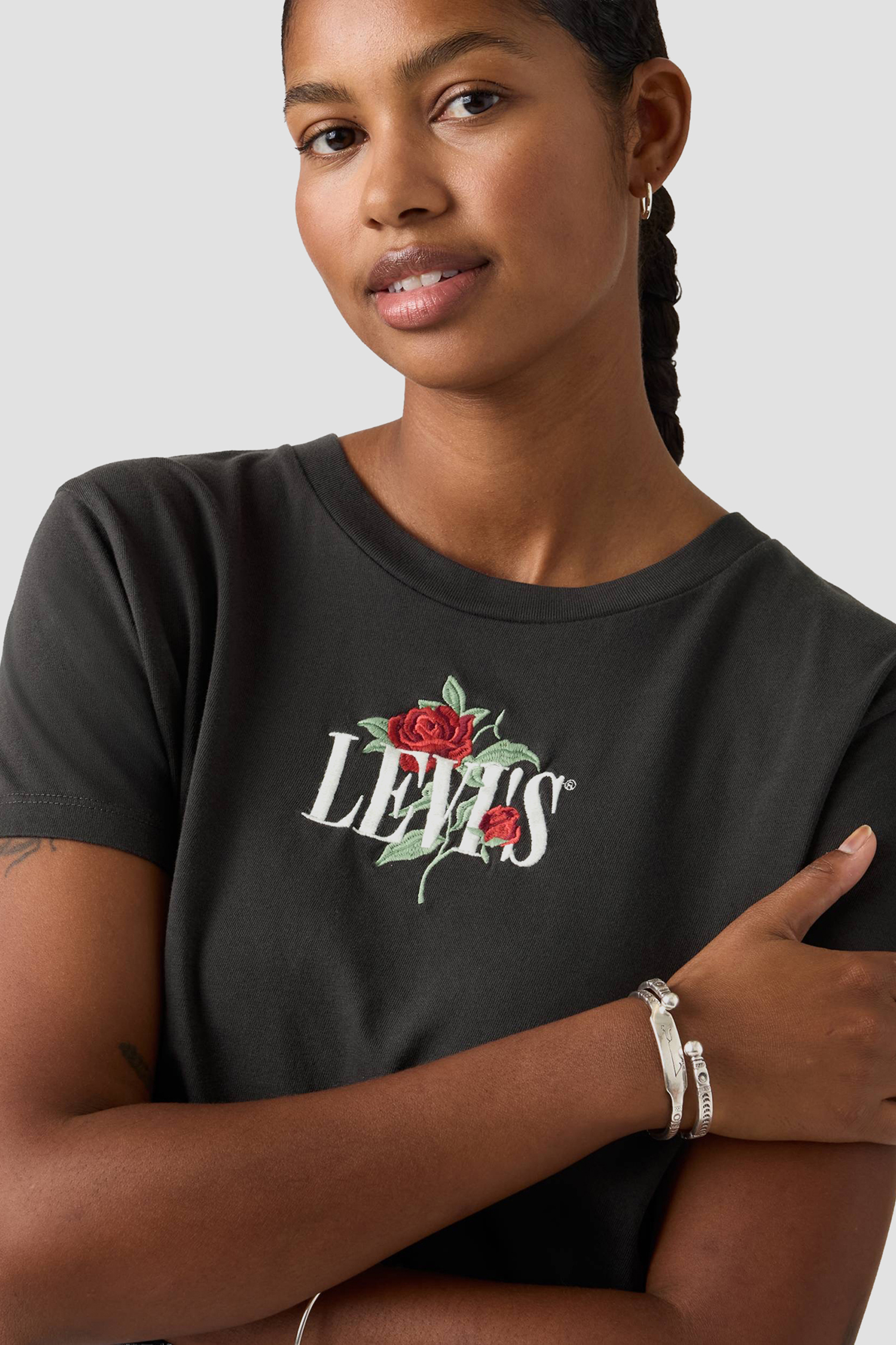 Жіноча темно-сіра футболка Levi’s® A8804;0066