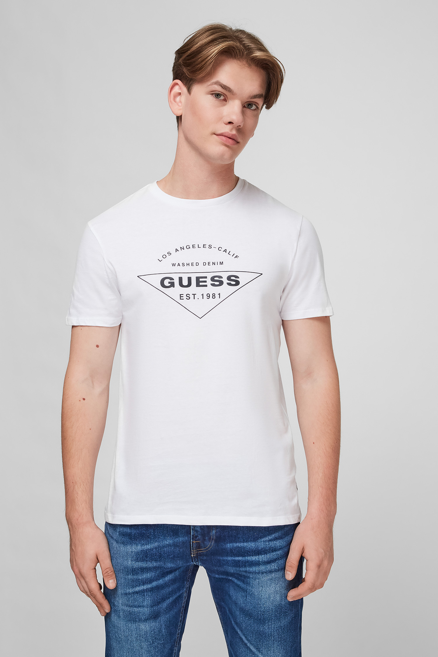 Белая футболка для парней Guess MBYI05.R9RMD;G011
