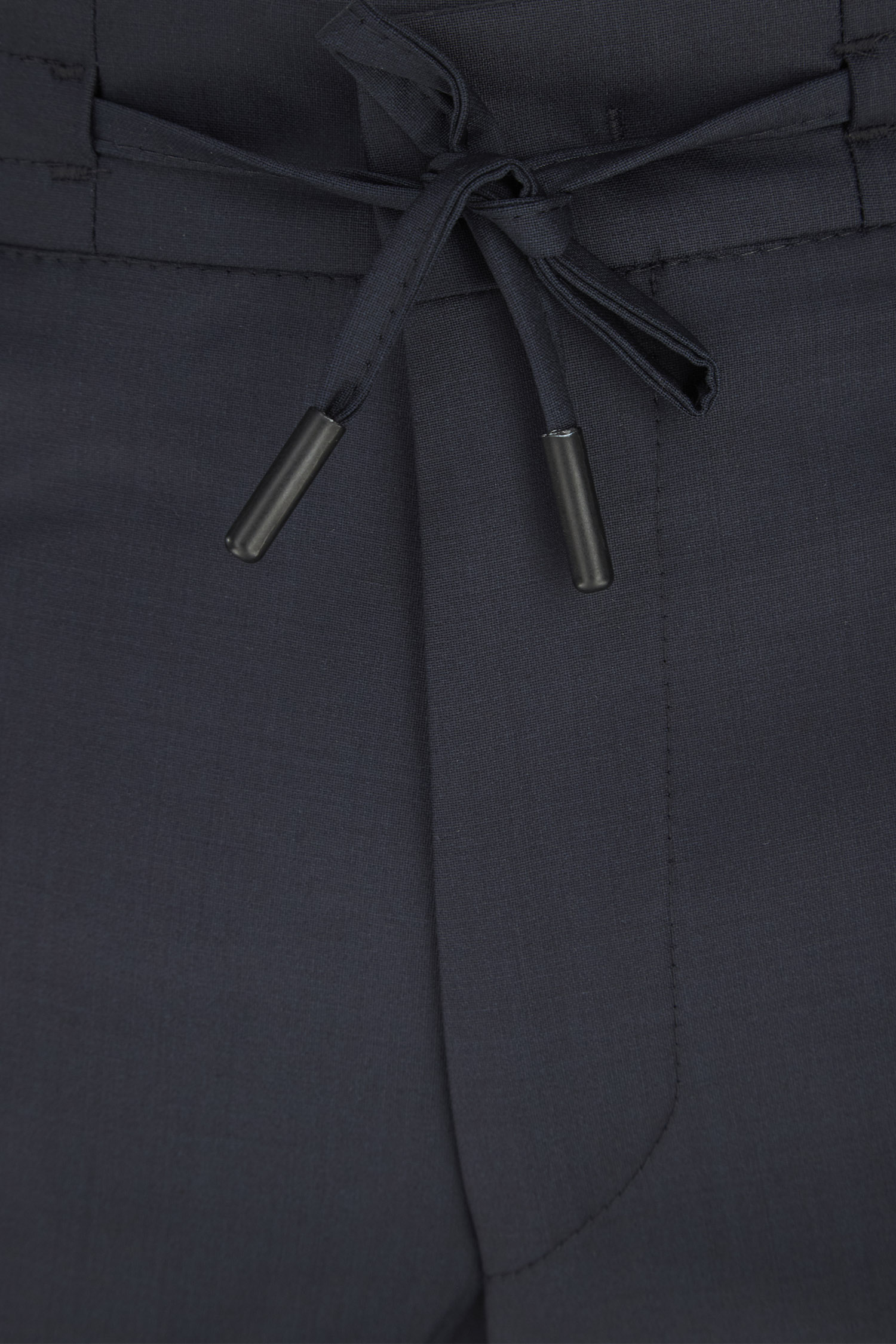 Чоловічі темно-сині вовняні брюки Karl Lagerfeld 542096.255056;690