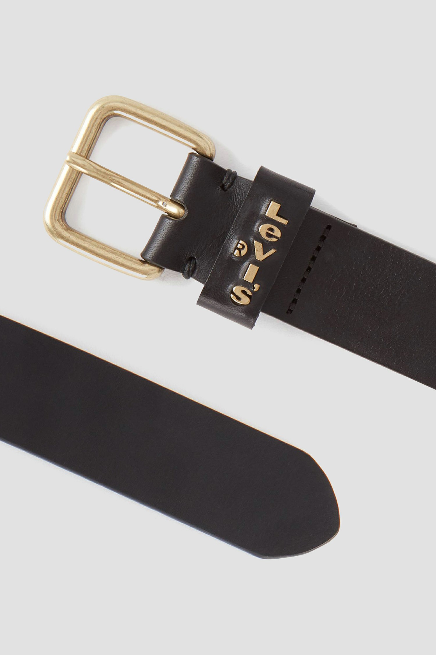 Женский черный кожаный ремень Levi’s® 37460;0052