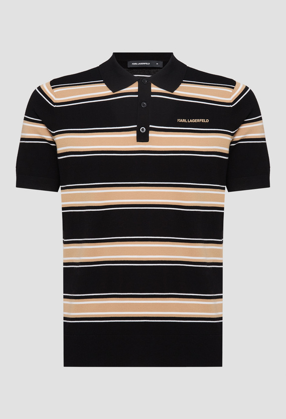 Чоловіче поло у смужку Karl Lagerfeld 562302.655012;990 — Ultrashop