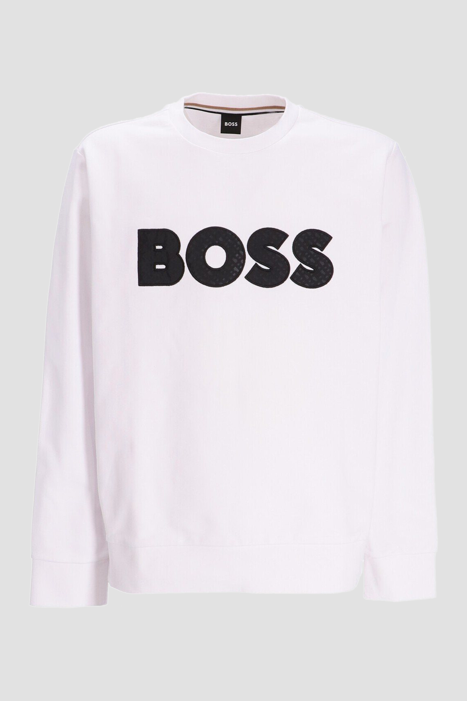 Мужской белый свитшот BOSS 50494091;100