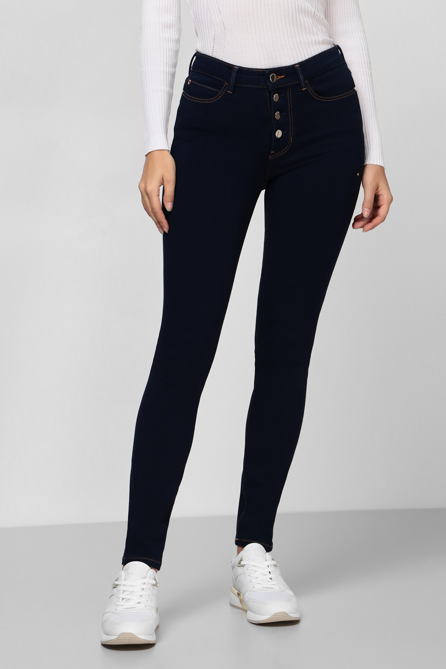 Жіночі темно-сині джинси High-Rise Skinny Guess W0YA28.D42I1;BRET