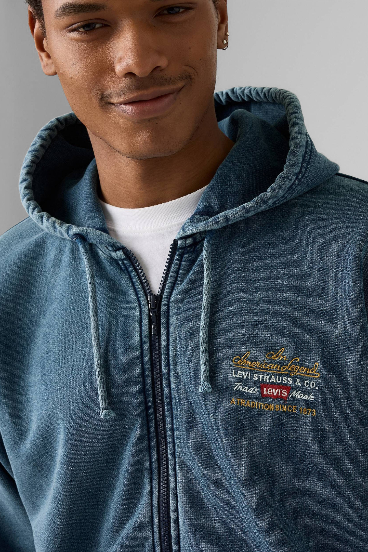 Чоловіча синя кофта на блискавці Levi’s® 003W1;0000