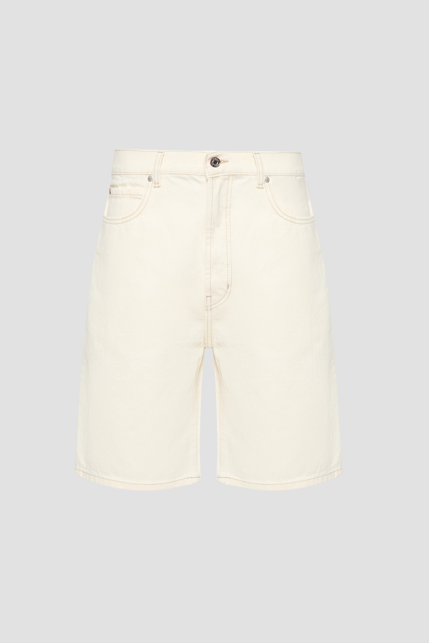 Мужские белые джинсовые шорты HUGO 50537723;285