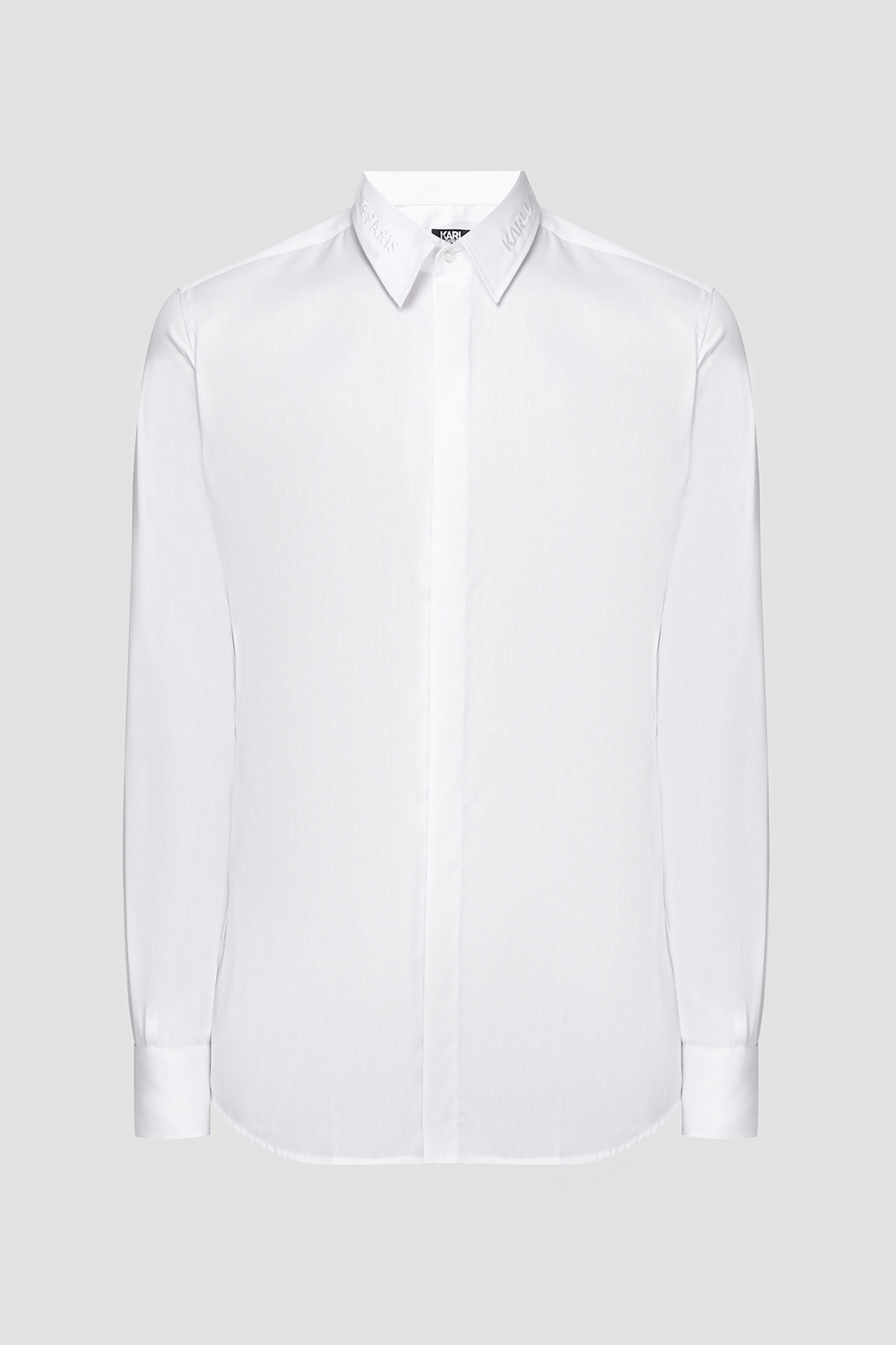 Мужская белая рубашка Karl Lagerfeld 502699.605031;10