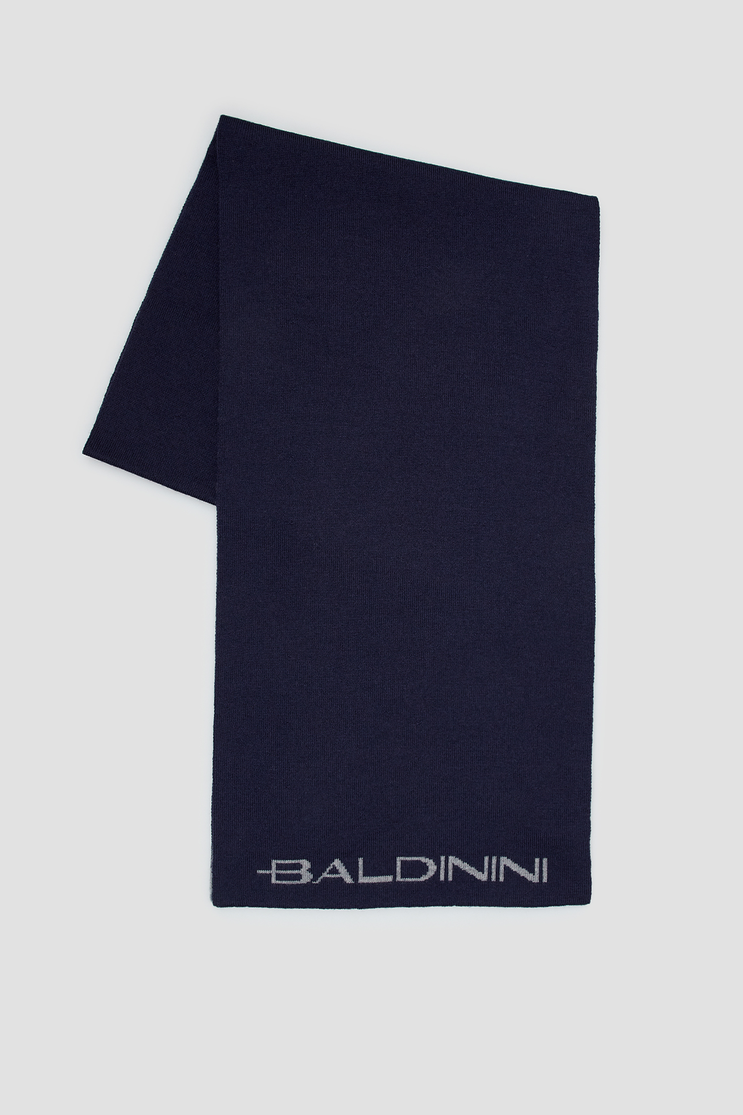 Мужской темно-синий шерстяной шарф BALDININI S3A002XXLANA;NVGR
