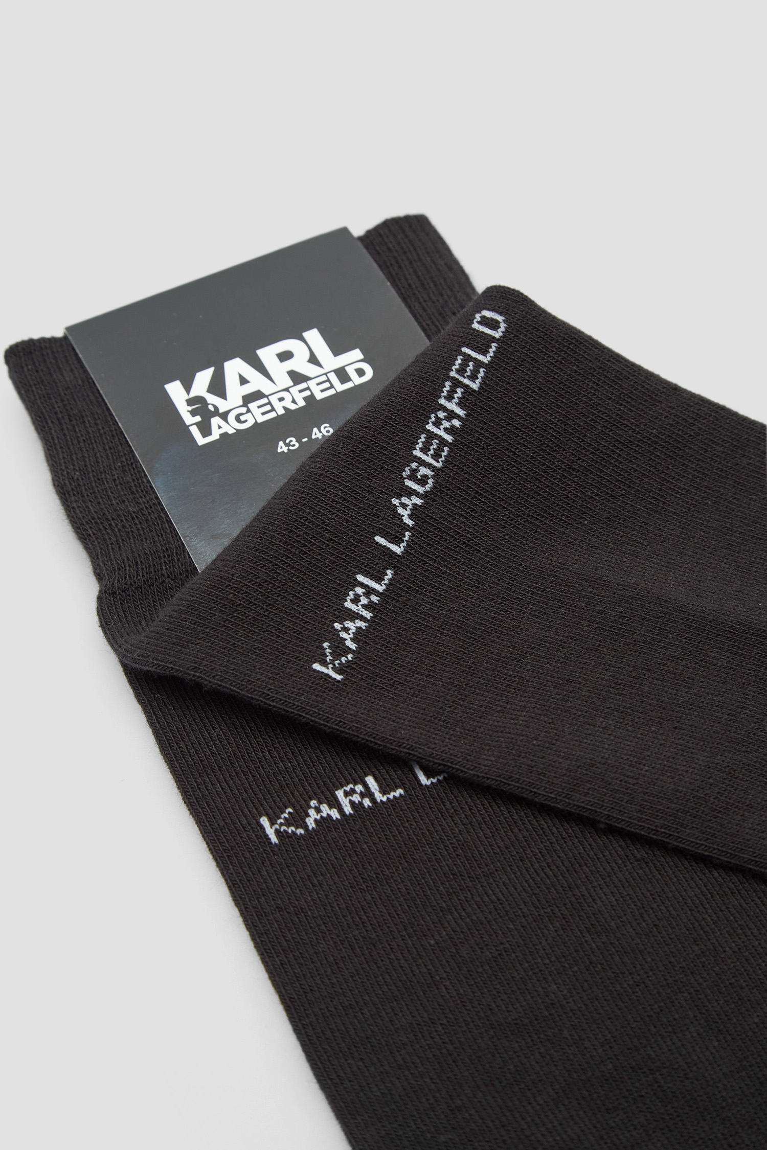 Чоловічі чорні шкарпетки Karl Lagerfeld 542102.805501;990
