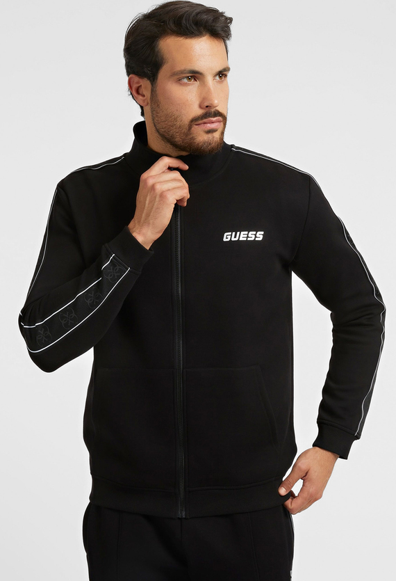 Мужская черная спортивная кофта Guess Z2YQ10.KB3P2;JBLK — Ultrashop