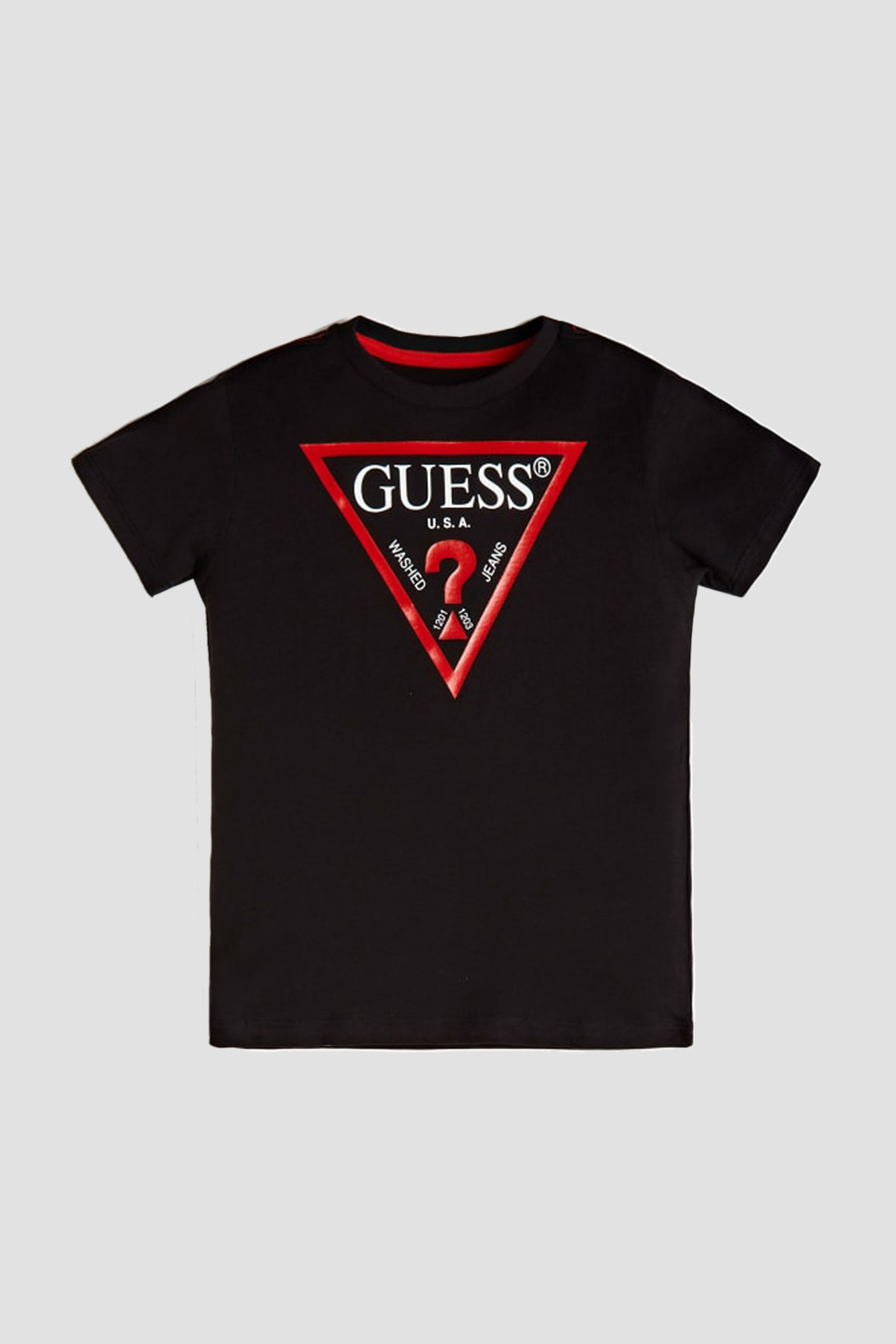 Детская черная футболка Guеss Kids N73I55.K8HM0;JBLK