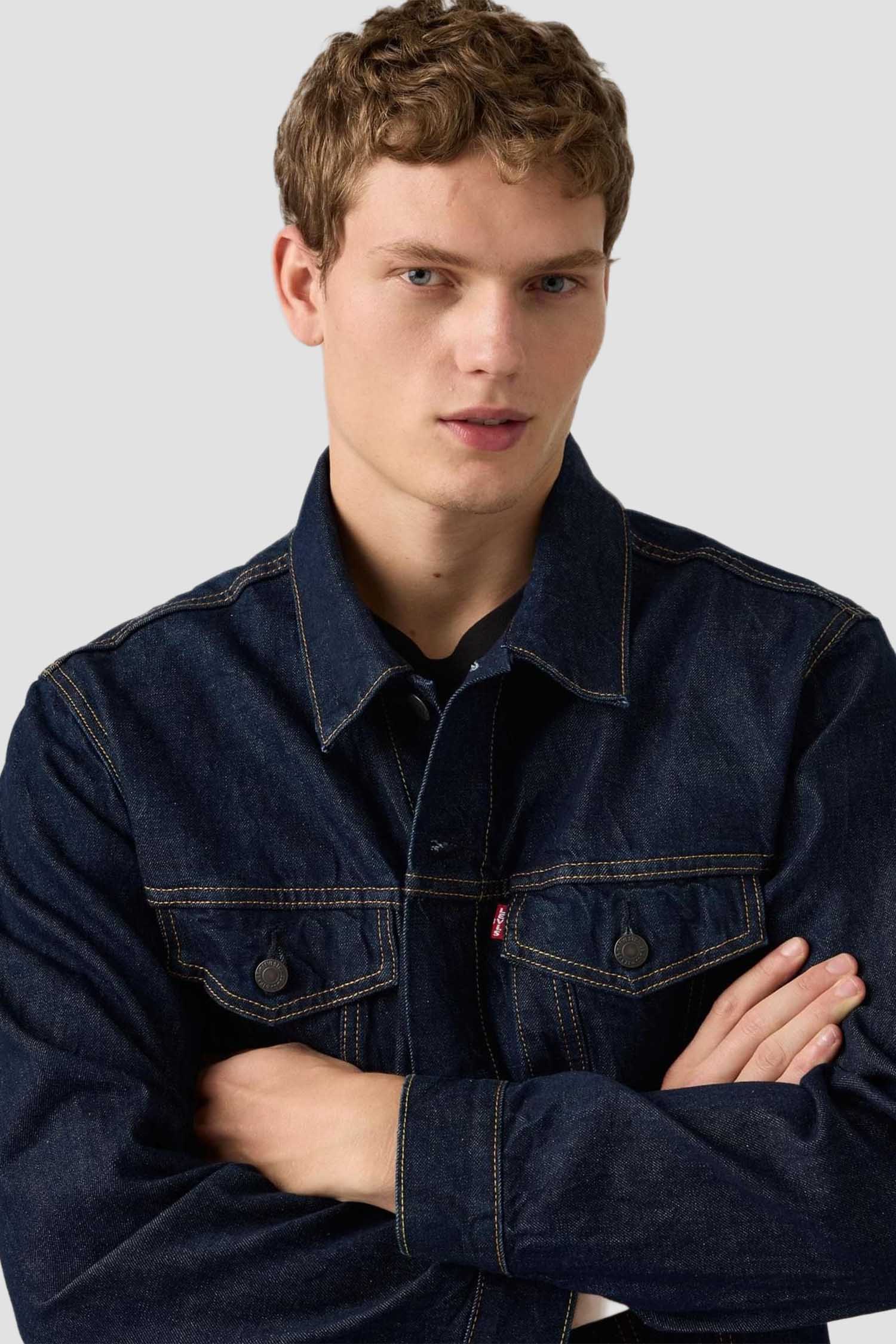 Чоловіча темно-синя джинсова куртка Levi’s® A5782;0083