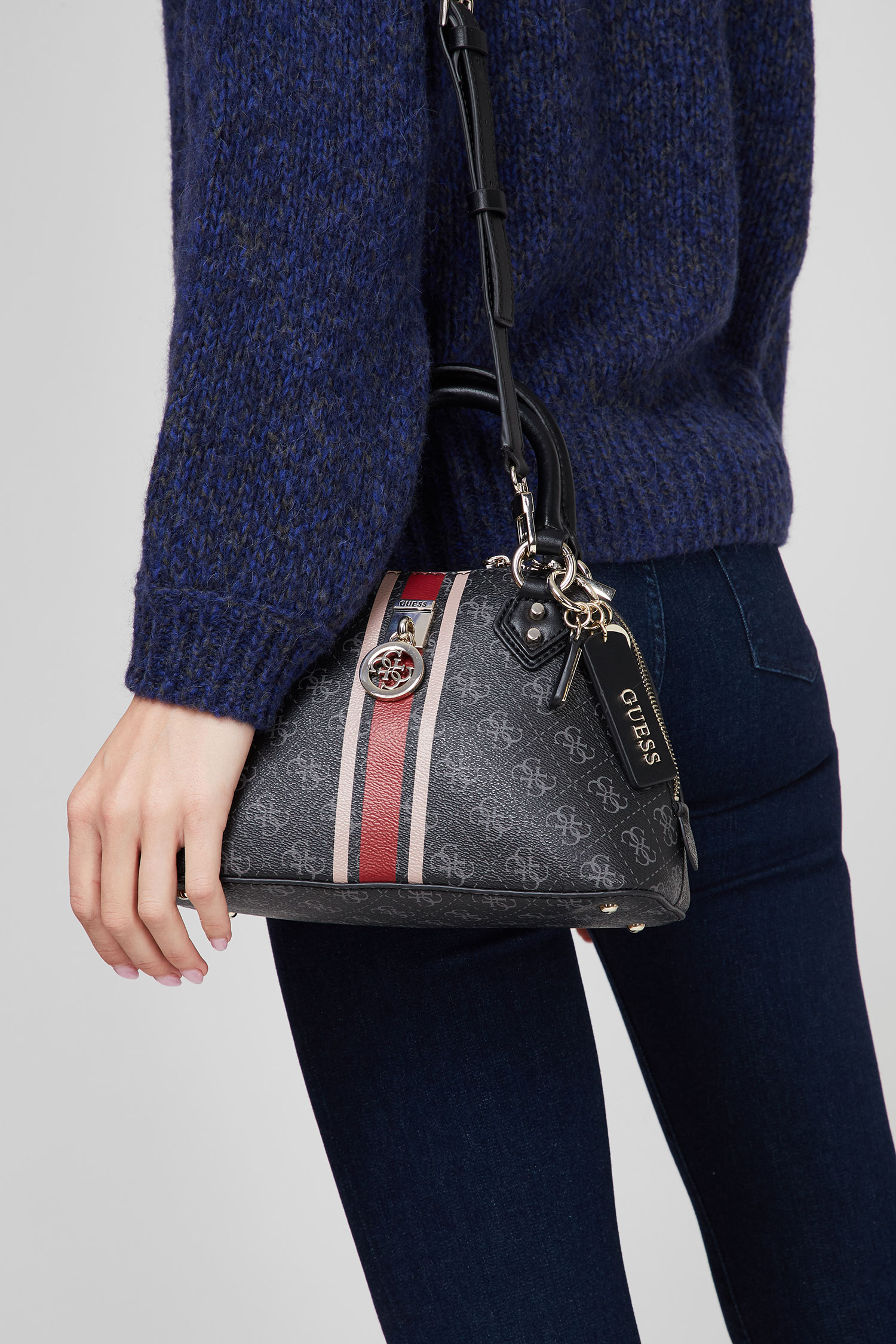 Женская темно-серая сумка через плечо Guess HWSS78.76050;COA — Ultrashop