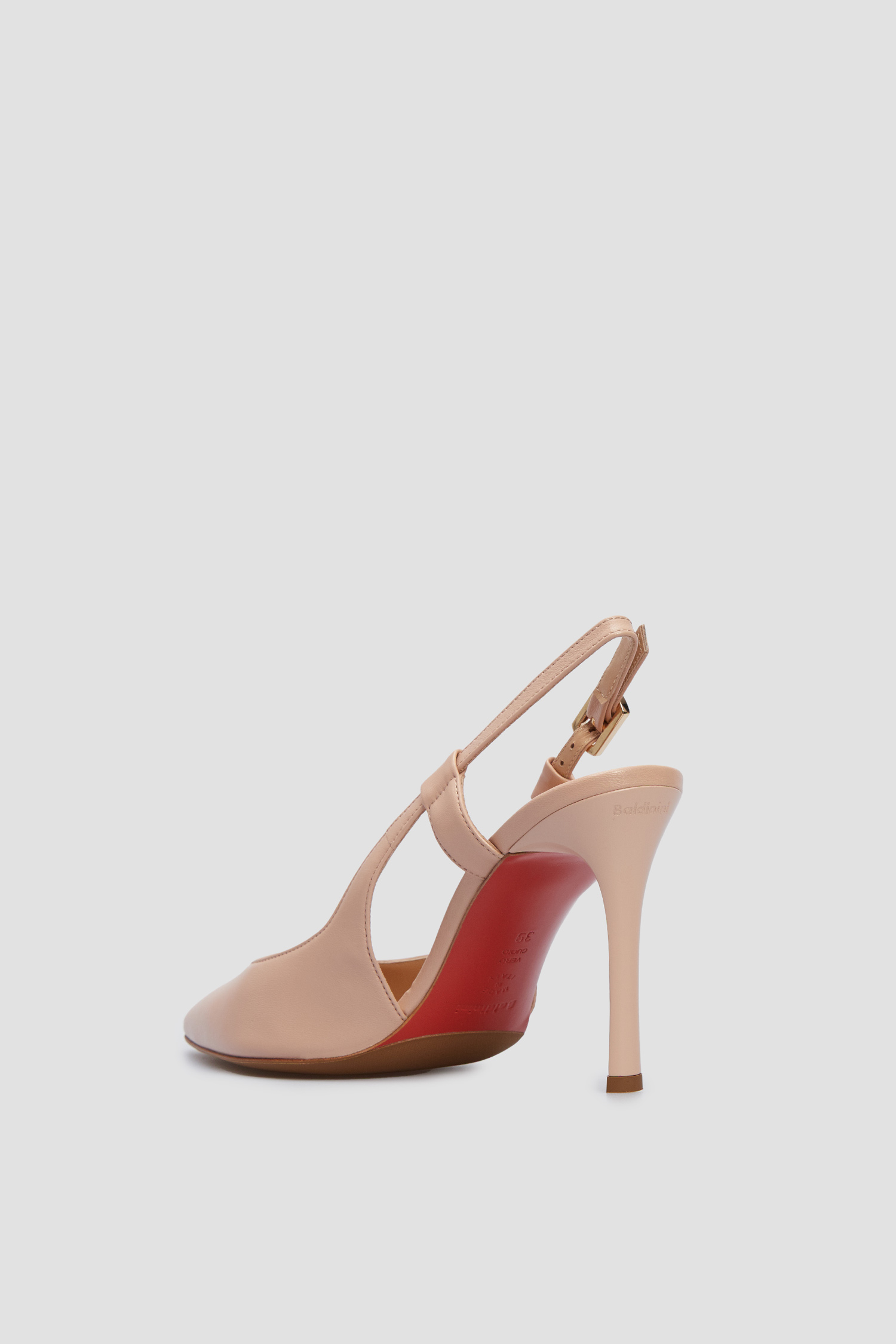 Жіночі бежеві шкіряні слінгбеки BALDININI D2B043NAPI;7890