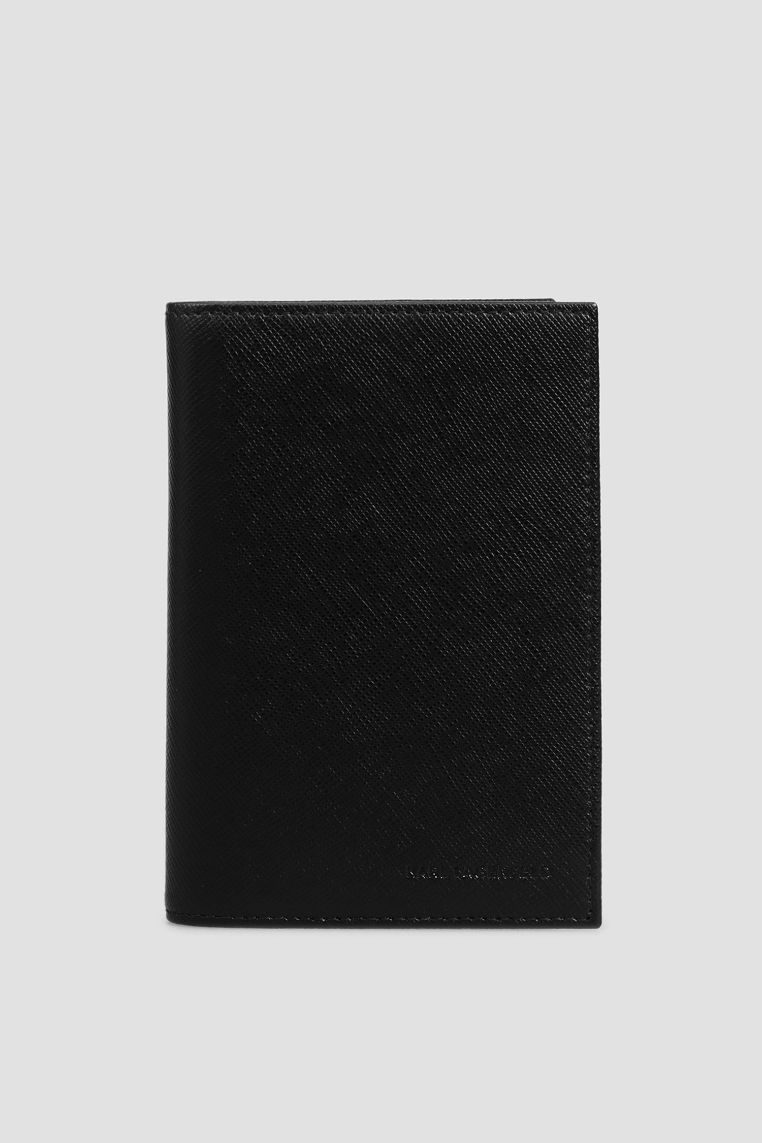 Мужская черная кожаная обложка для паспорта Karl Lagerfeld 502461.815416;990