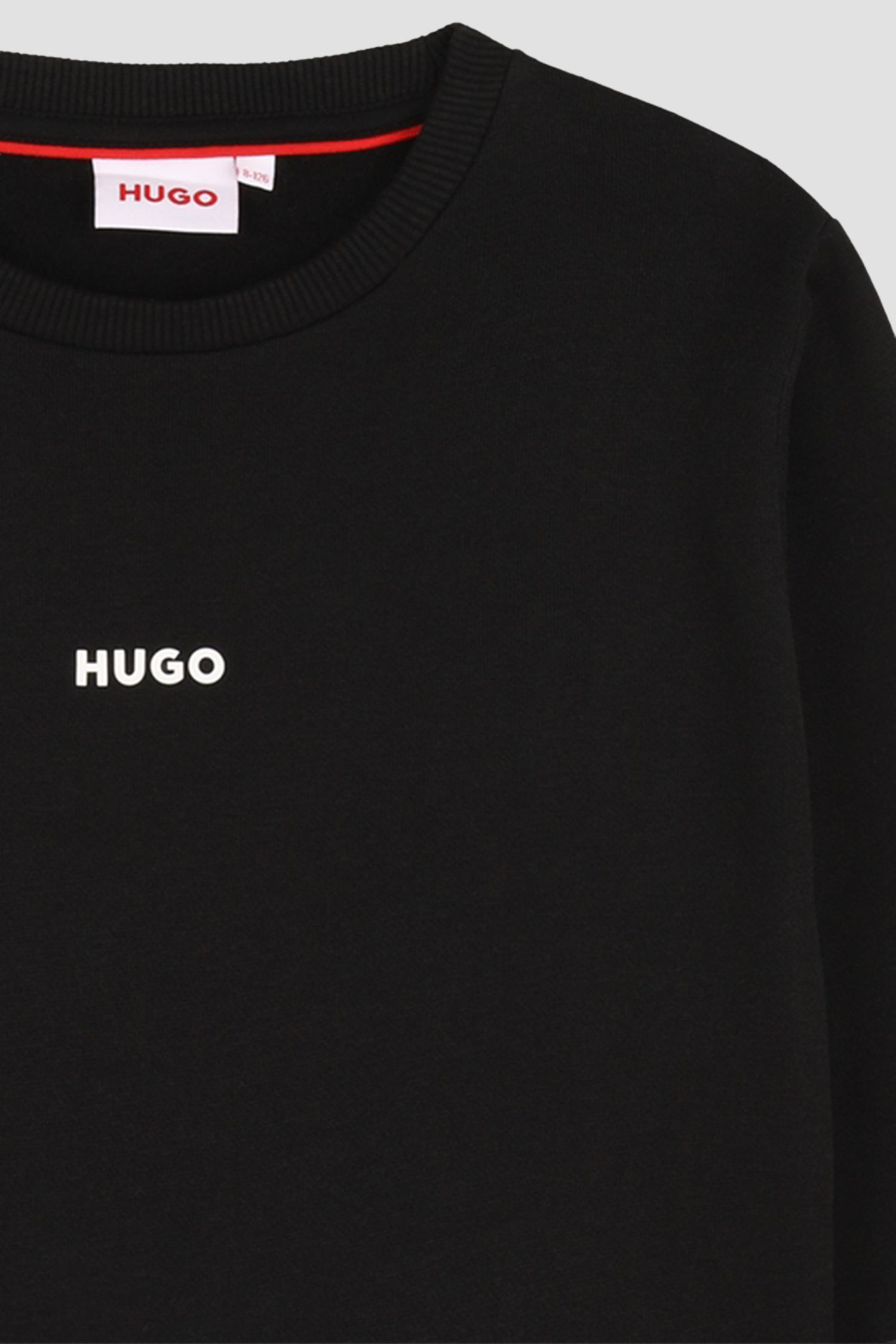Детский черный свитшот HUGO kids G00447;09B