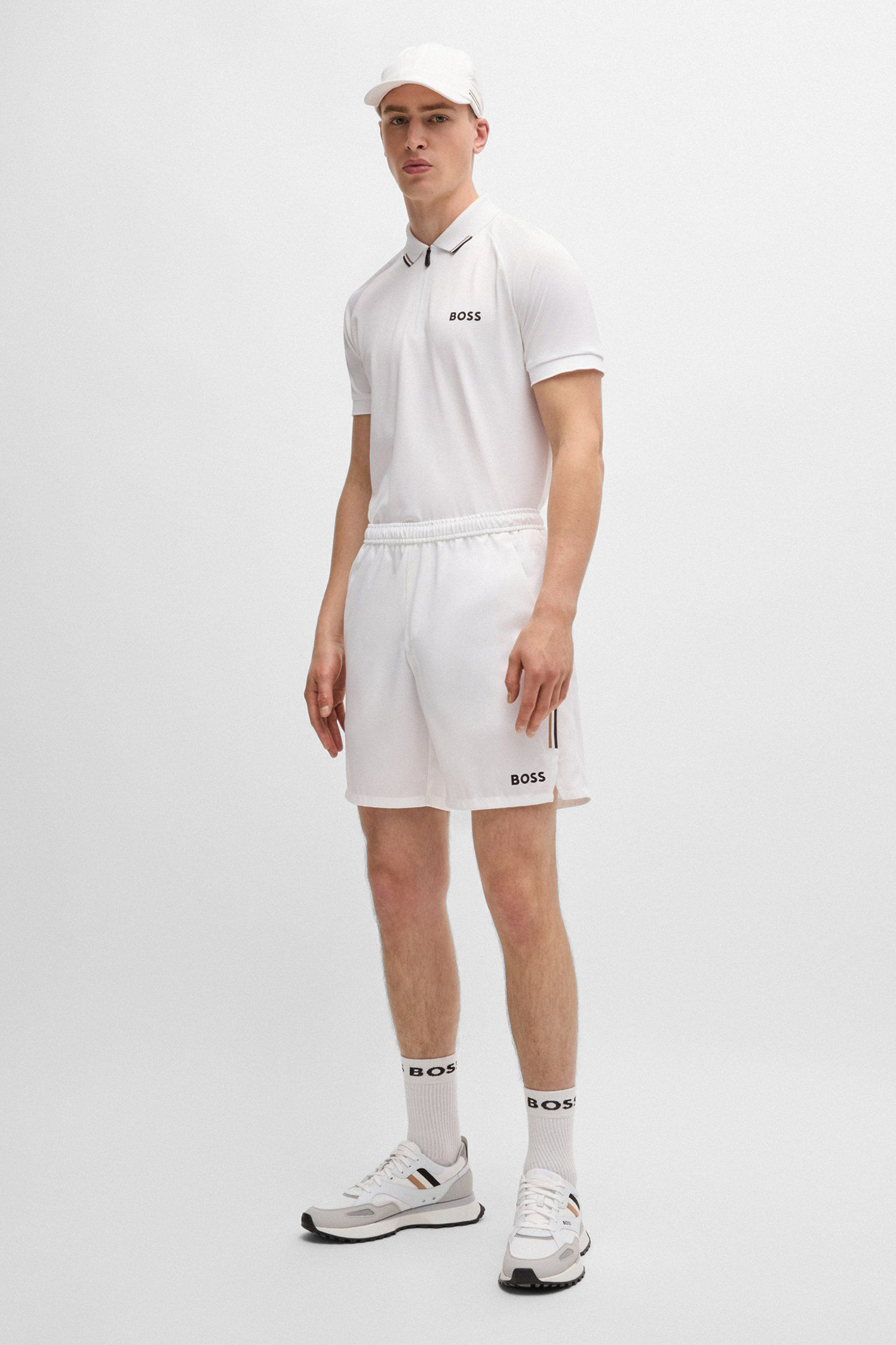 Мужское белое поло BOSS 50519863;100