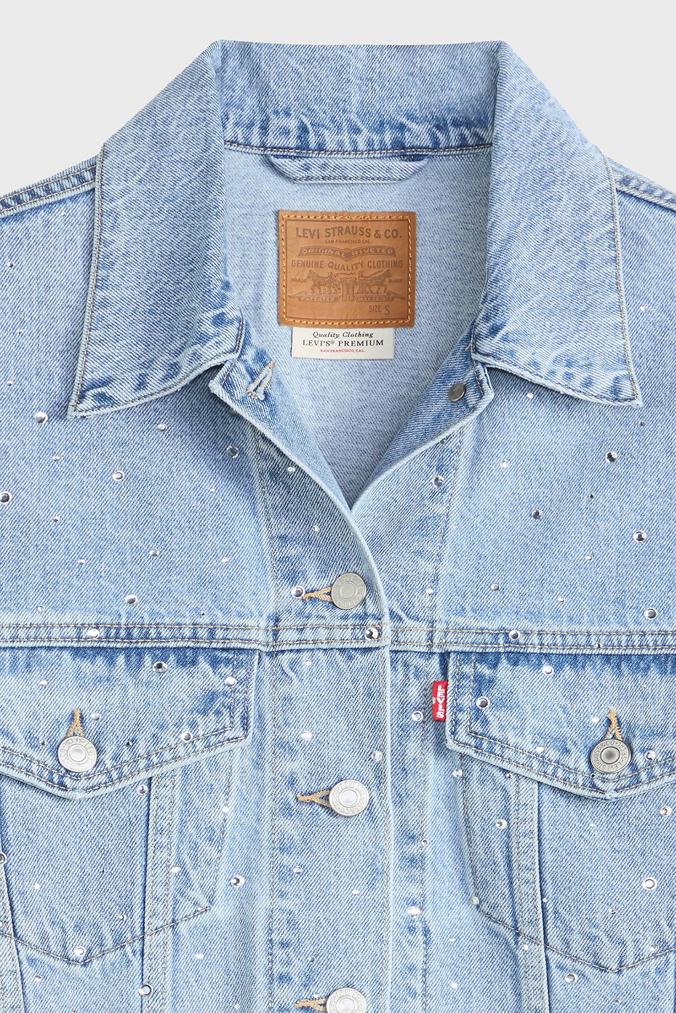 Женская голубая джинсовая куртка Levi’s® A1743;0145