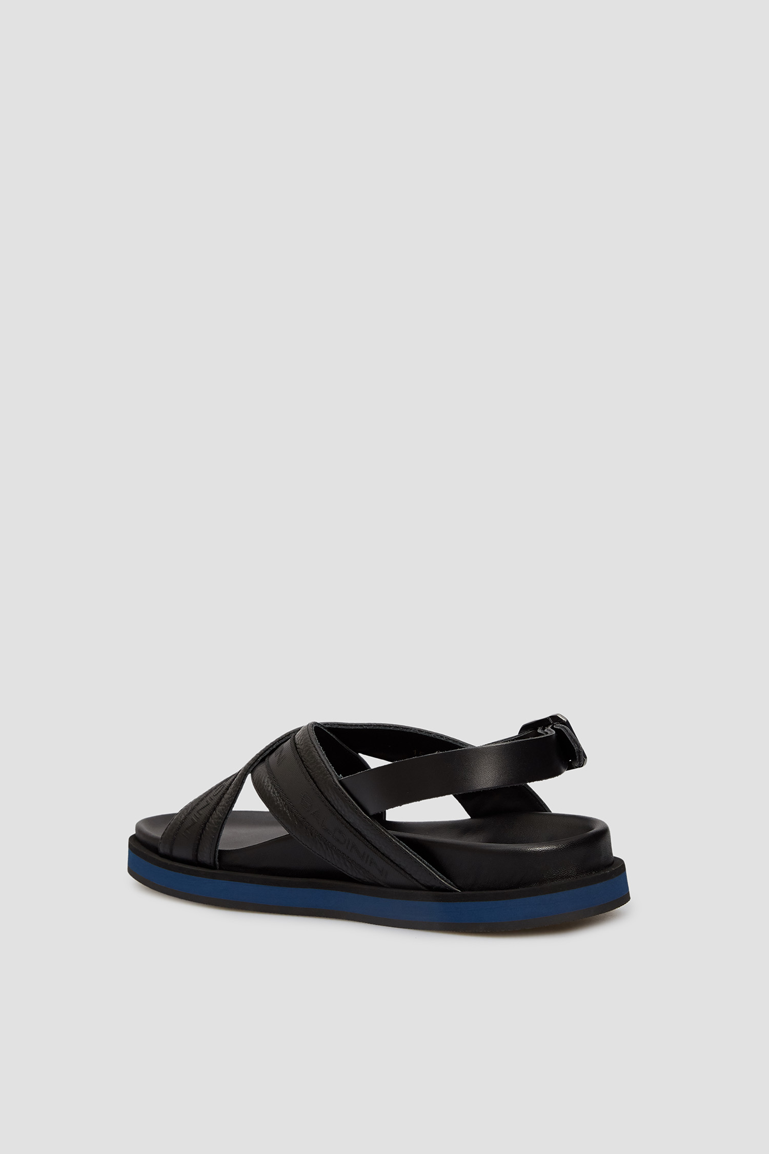 Мужские черные кожаные сандалии BALDININI U4E154P1CERV;0000