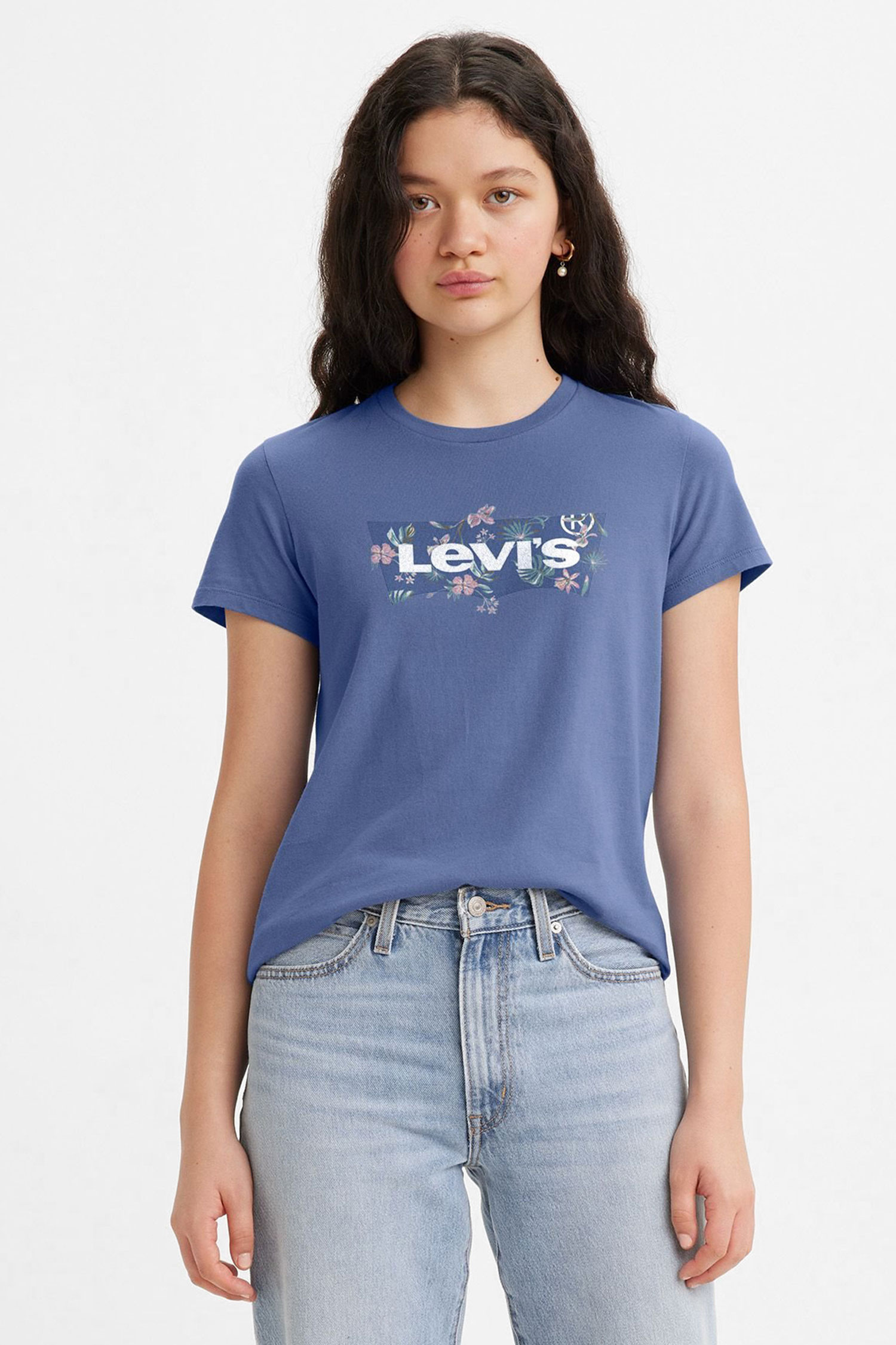 Жіноча синя футболка Levi’s® 17369;2458