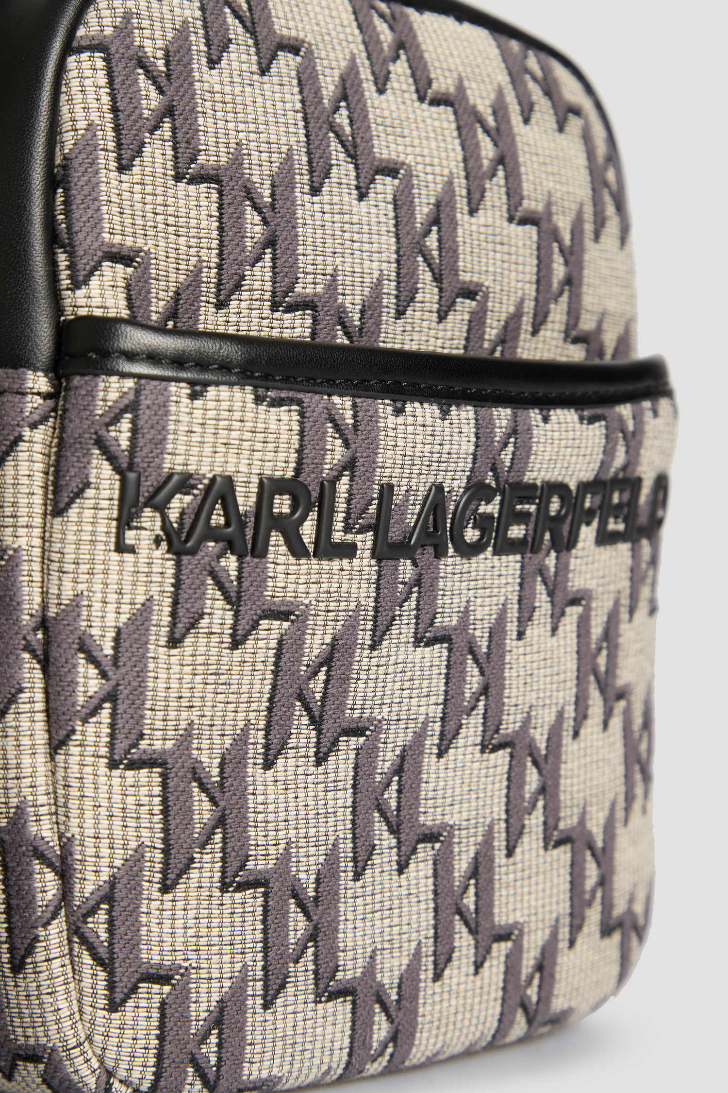 Мужская бежевая сумка с узором Karl Lagerfeld A2M30234;900