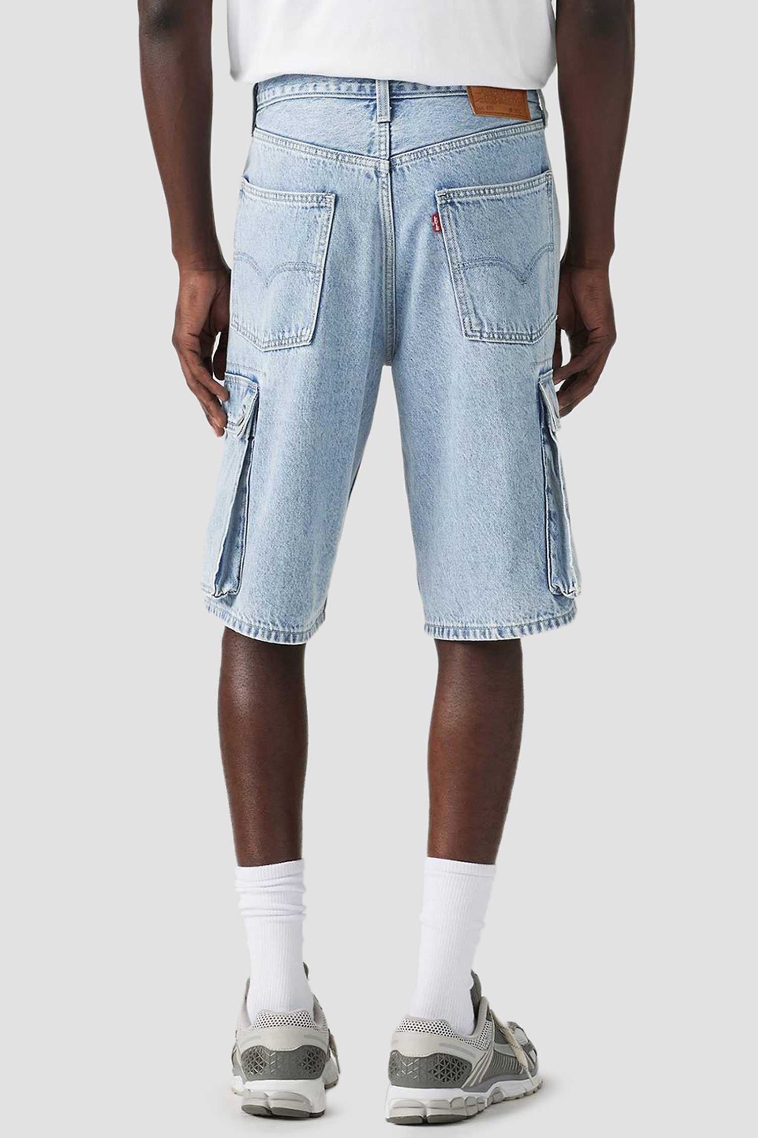 Мужские голубые джинсовые шорты 478™ Baggy Cargo Levi’s® 001GU;0004