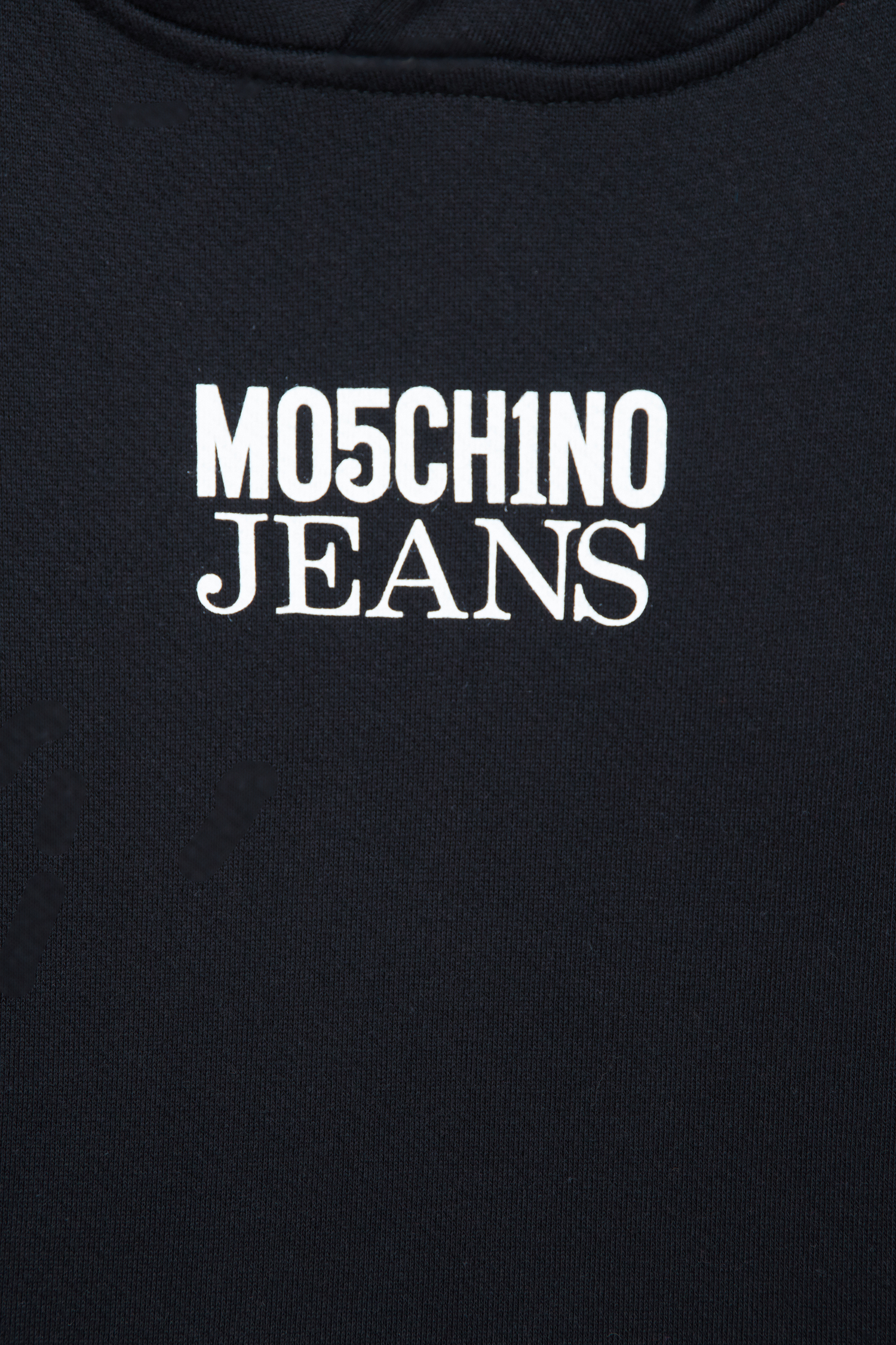 Женское черное худи Moschino J1713.8756;5555