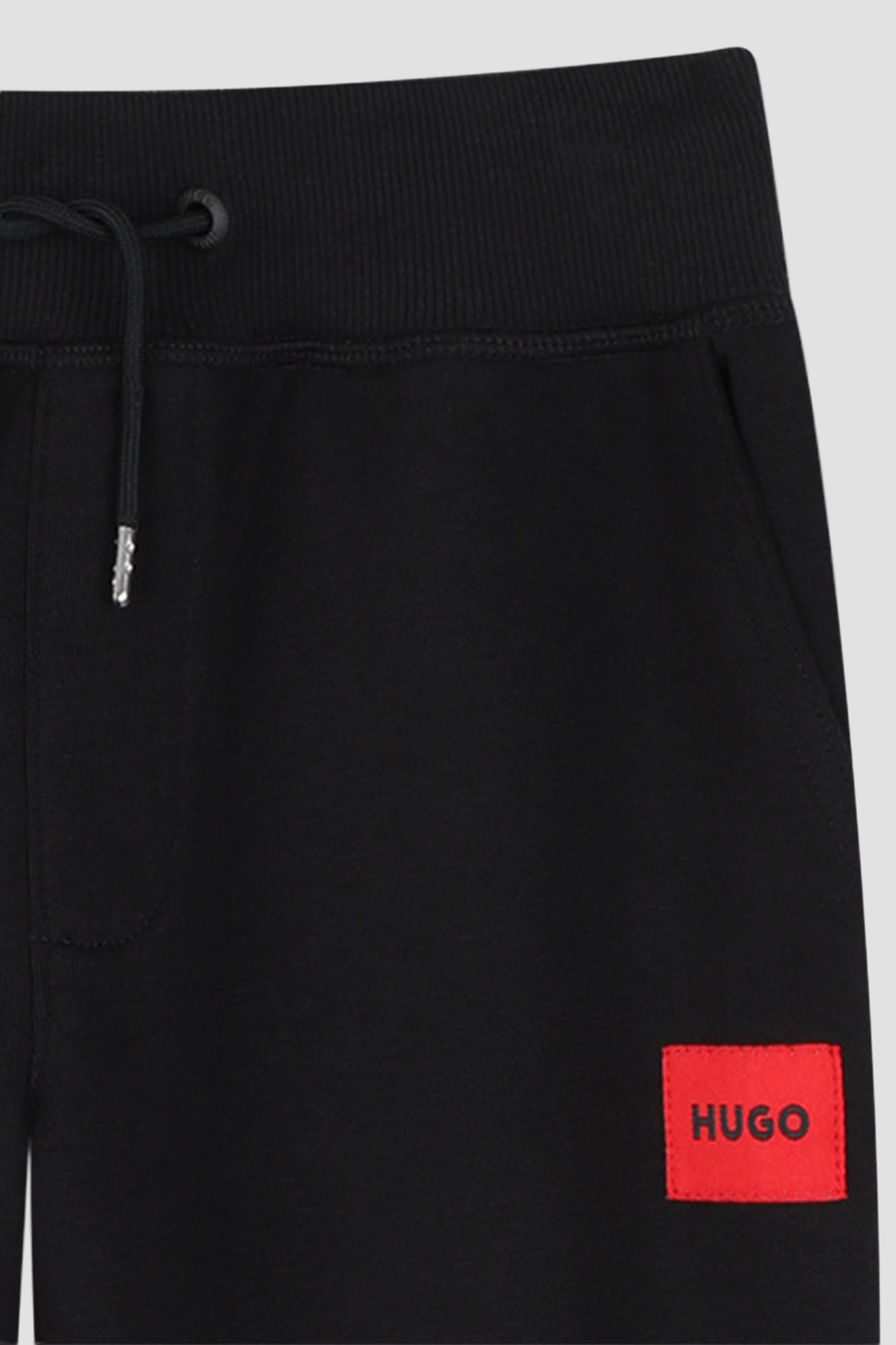 Детские черные спортивные брюки HUGO kids G01182;09B