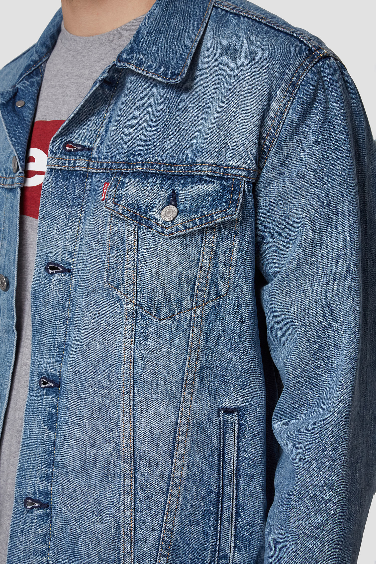 Чоловіча блакитна джинсова куртка Levi’s® 72334;0351