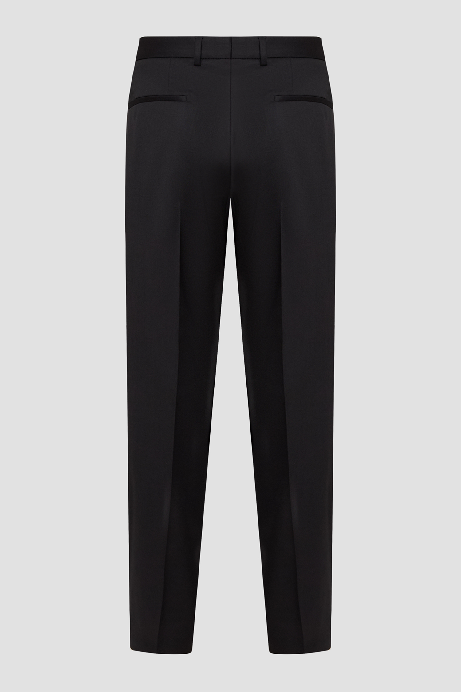 Чоловічий чорний вовняний костюм (піджак, брюки) BOSS 50469171K;001