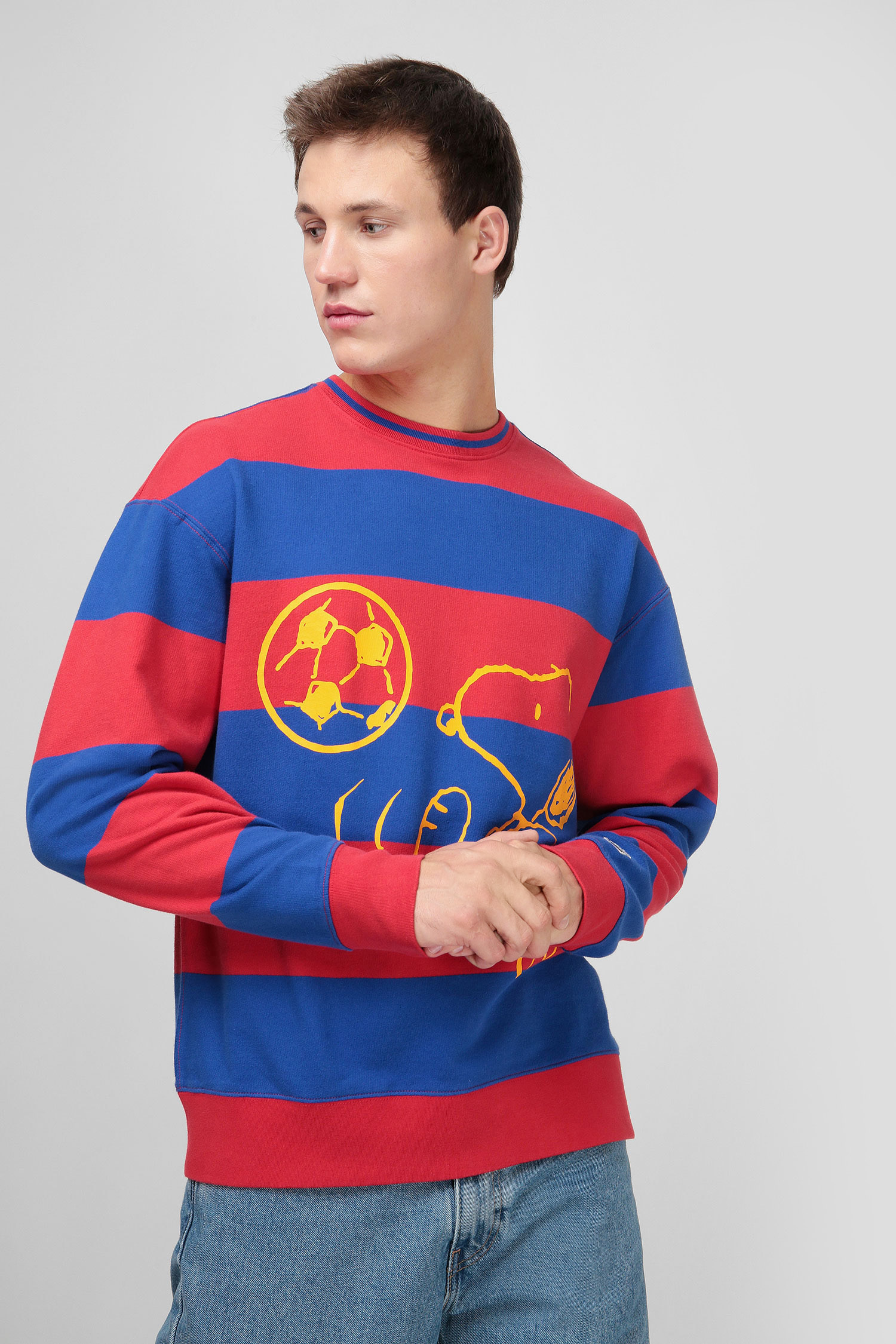 Мужской свитшот в полоску Levi's x Peanuts Levi’s® 23894;0003 — Ultrashop