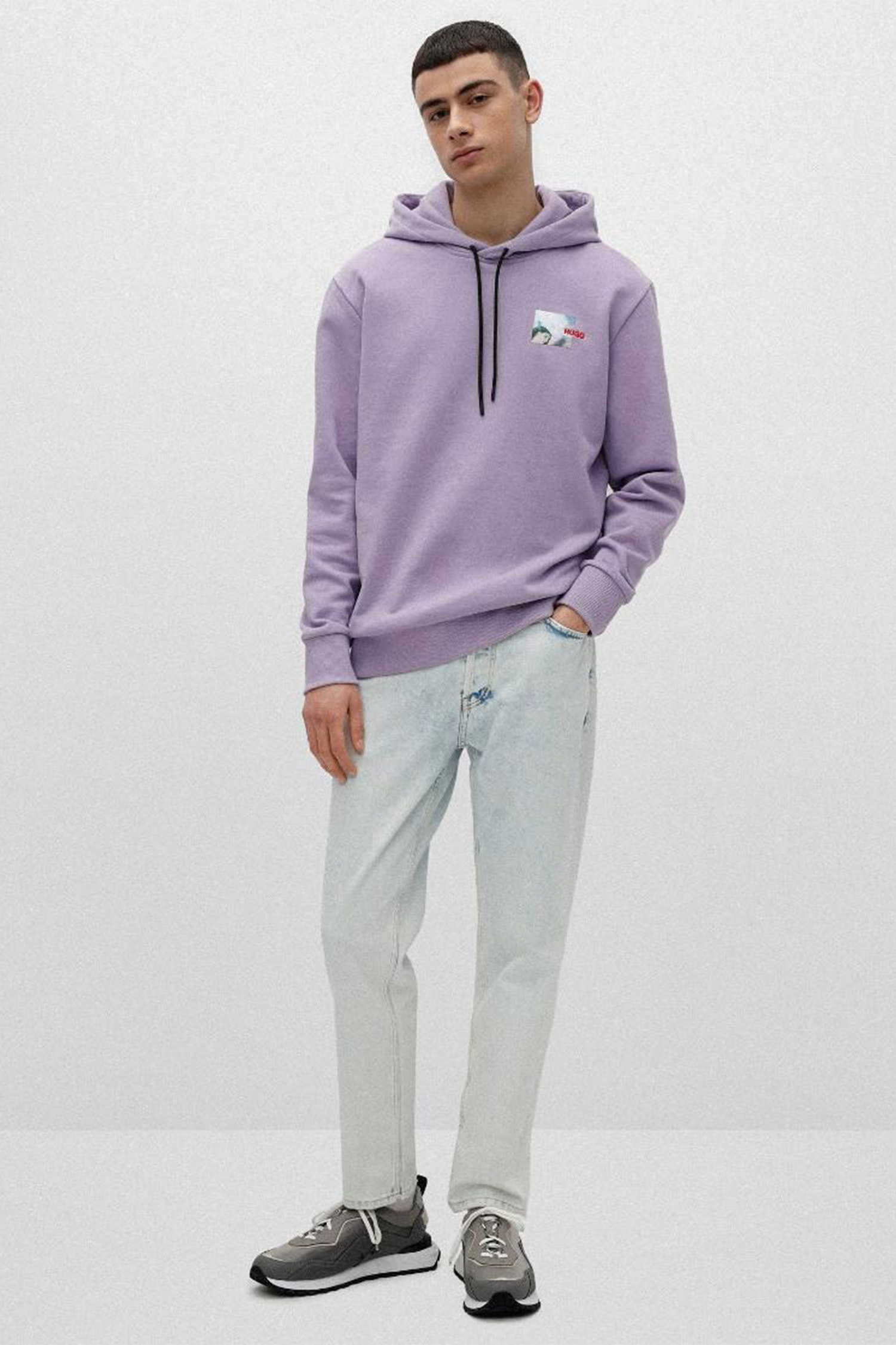 Мужские голубые джинсы HUGO 50466698;450