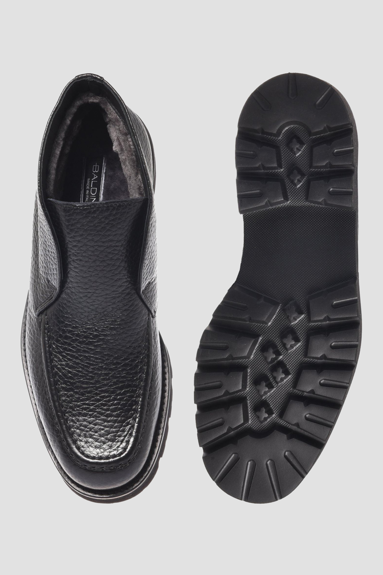 Мужские черные кожаные дезерты BALDININI U6B115A1BOTT;0000