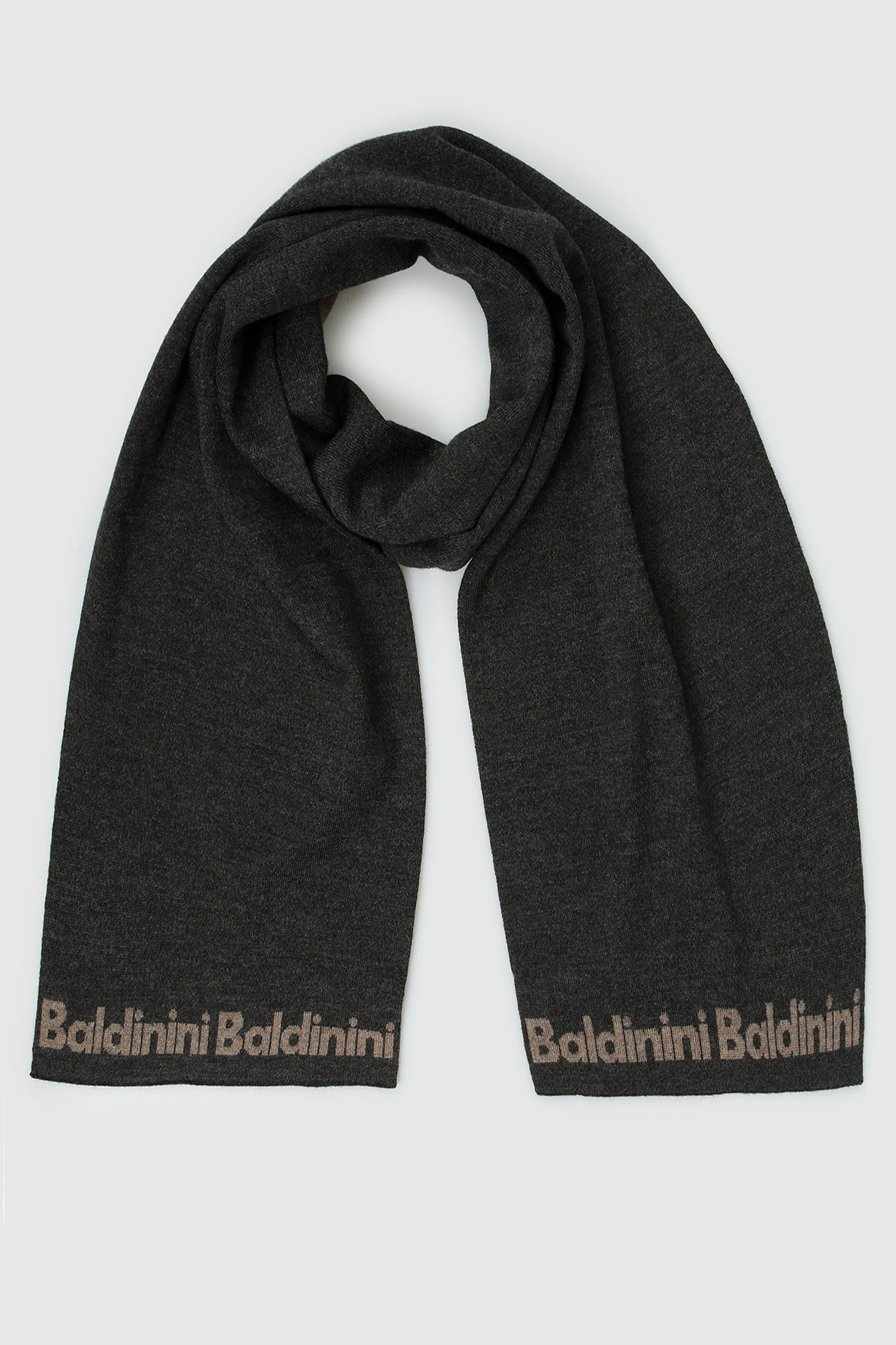 Чоловічий двосторонній вовняний шарф Baldinini 128005;98