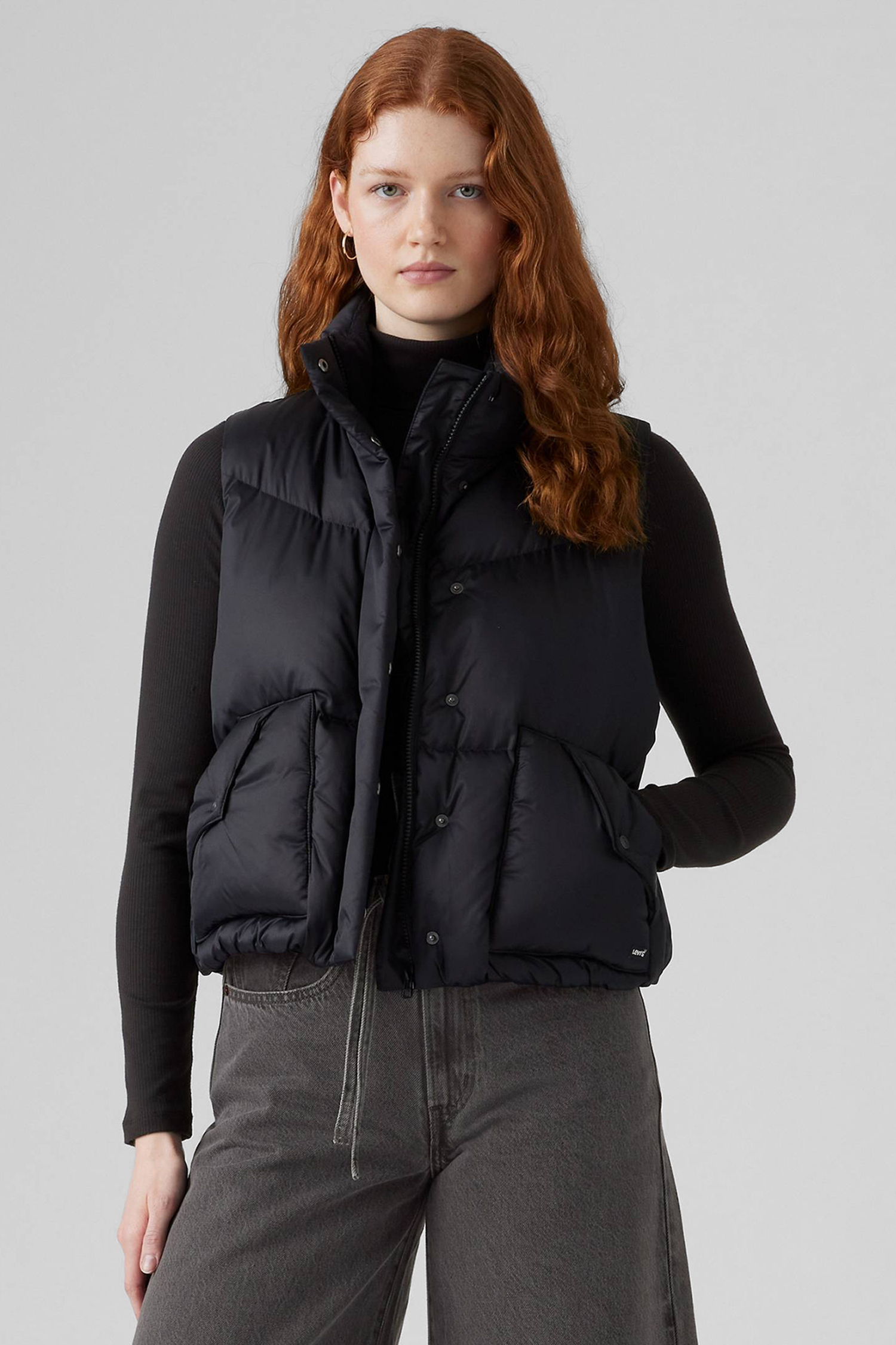 Жіночий чорний пуховий жилет Levi’s® A8526;0009