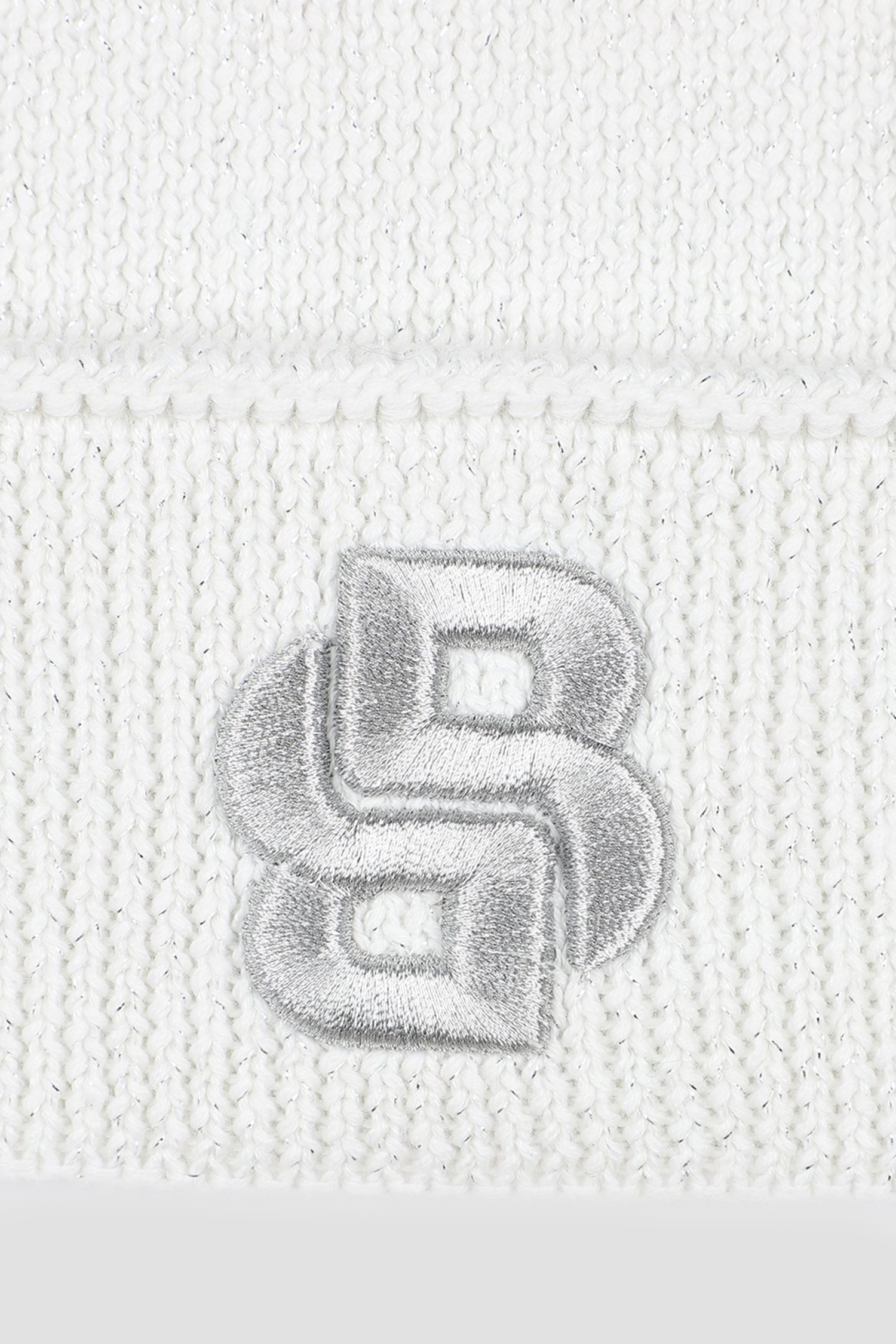 Дитяча біла шапка BOSS kids J51616;117