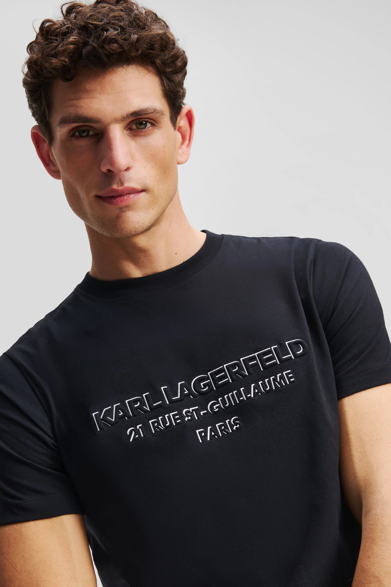 Чоловіча чорна футболка Karl Lagerfeld 552241.755063;990