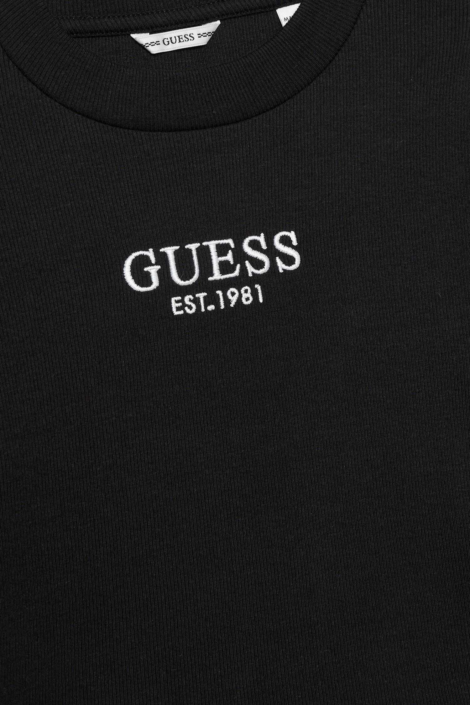 Дитячий чорний лонгслів Guess Kids J4YI49.KBZP4;JBLK