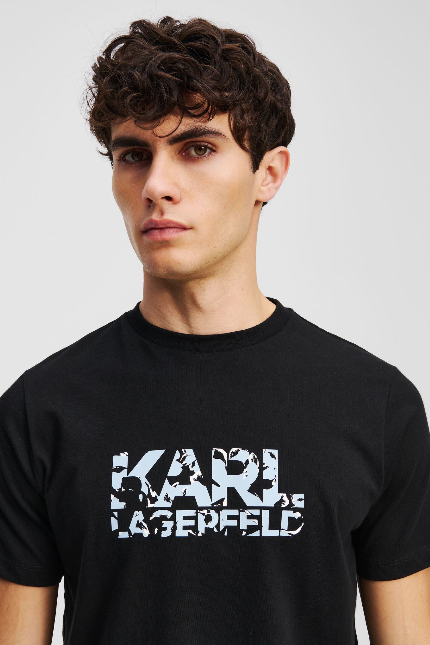 Чоловіча чорна футболка Karl Lagerfeld 552224.755042;990