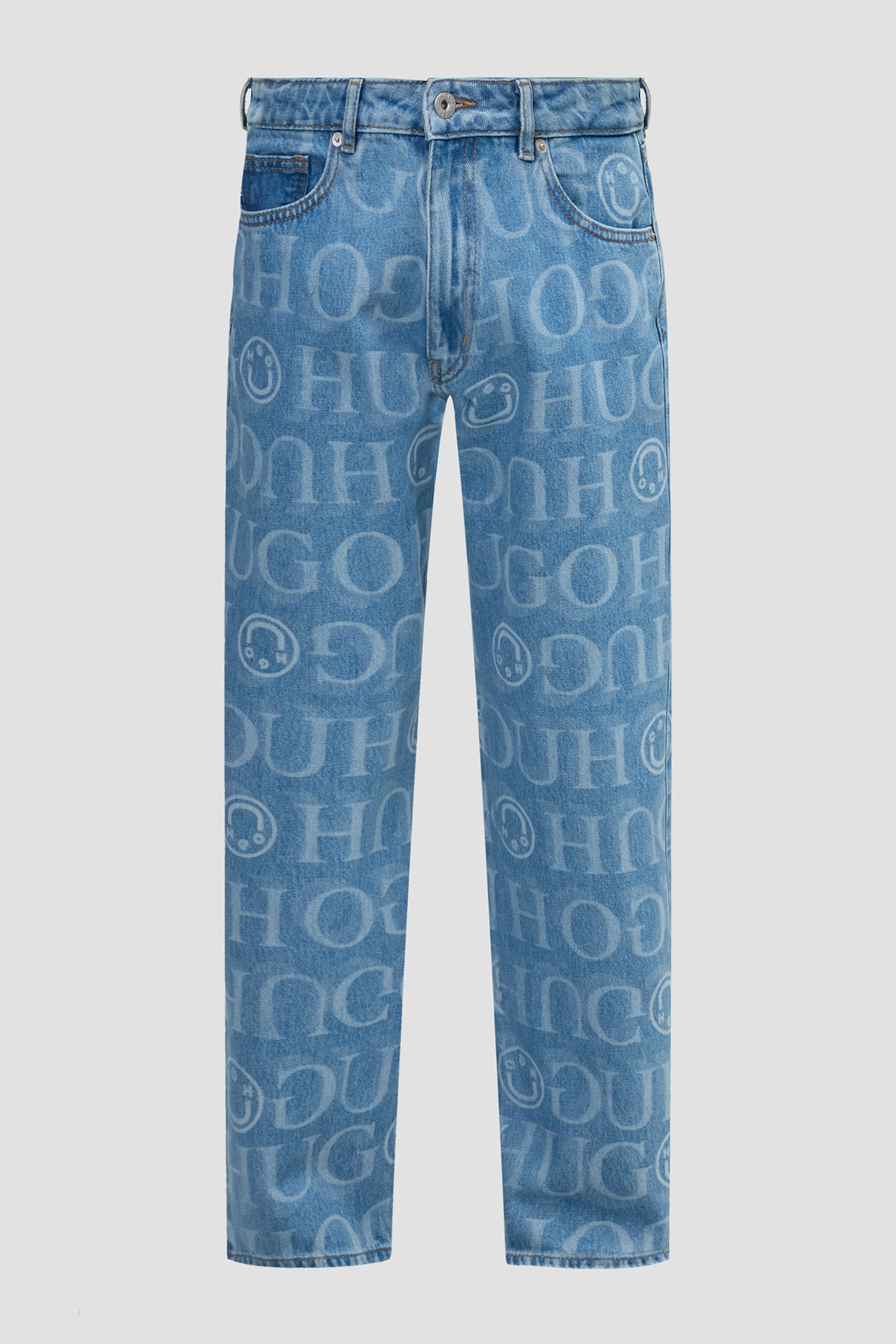 Жіночі блакитні джинси з візерунком HUGO BLUE 50532139;995