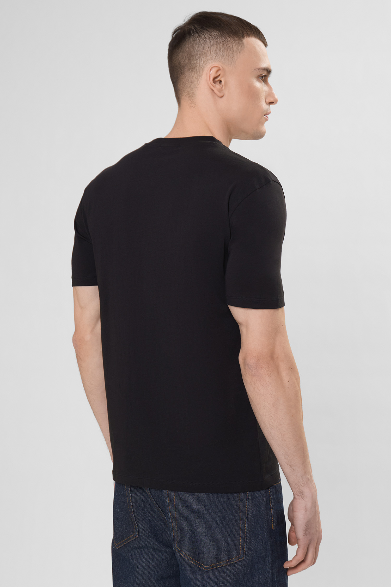 Чоловіча чорна футболка HUGO 50557674;001